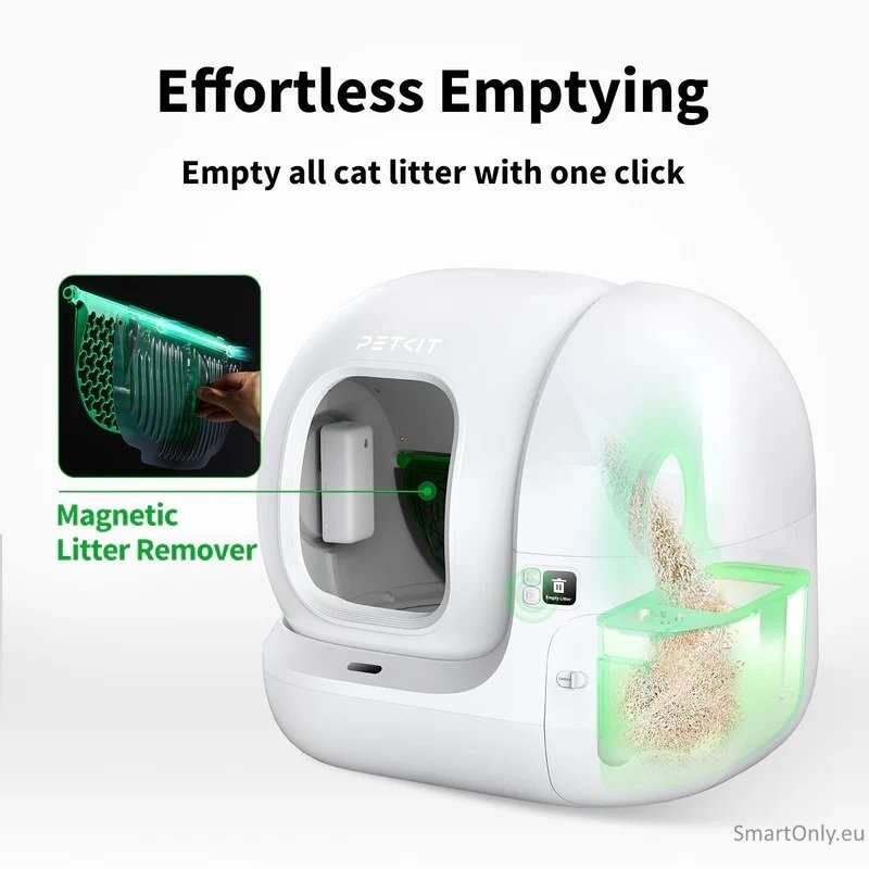 PETKIT Pura Max 2 Mineral Sand Litter, Green + Magnetic Cat Litter Remover | Green 4 PETKIT Pura Max 2 Mineral Sand Litter, Green + Magnetic Cat Litter Remover | Green 4