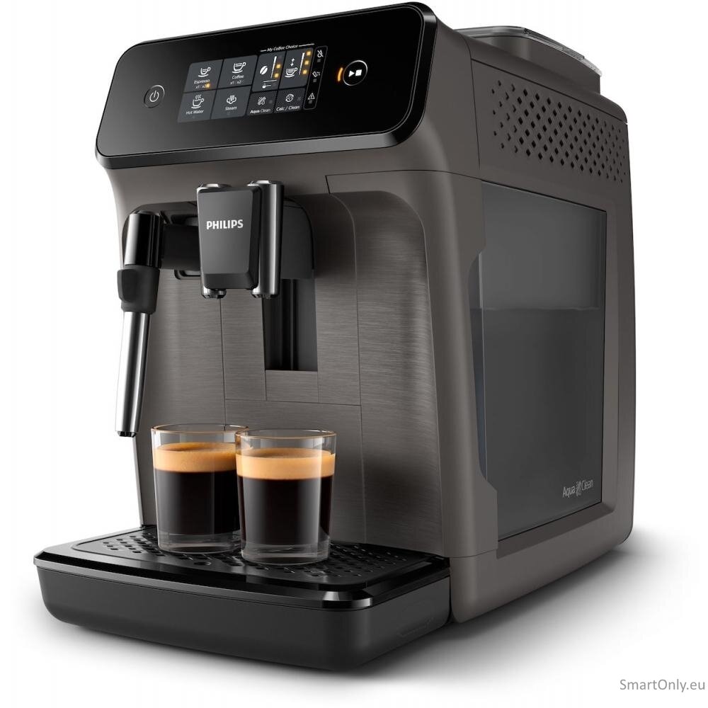 Philips | Espresso Coffee maker Series 1200 | EP1224/00 | Pump pressure 15 bar | Built-in milk frother | Fully automatic | 1500 W | Light Gray 1