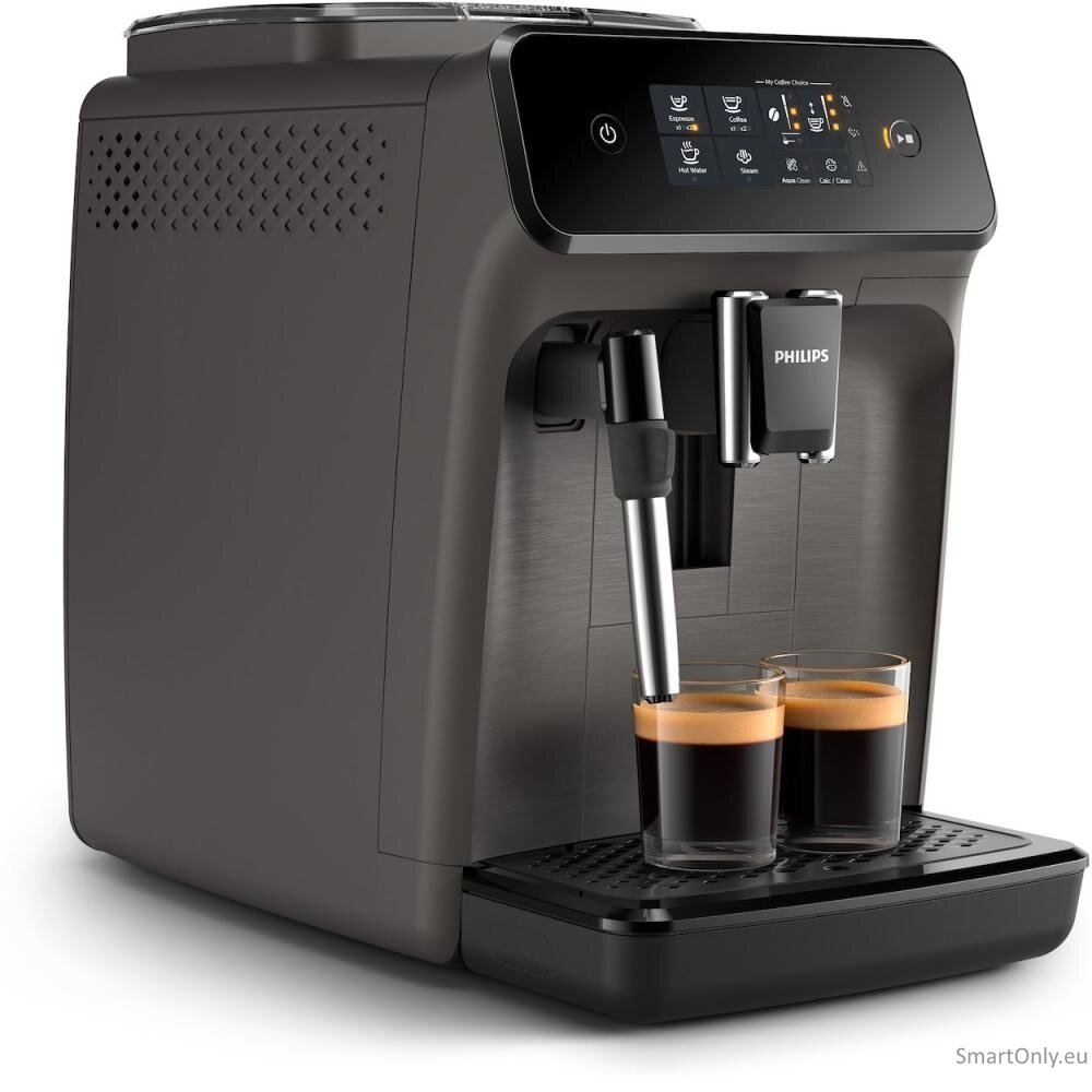 Philips | Espresso Coffee maker Series 1200 | EP1224/00 | Pump pressure 15 bar | Built-in milk frother | Fully automatic | 1500 W | Light Gray 2