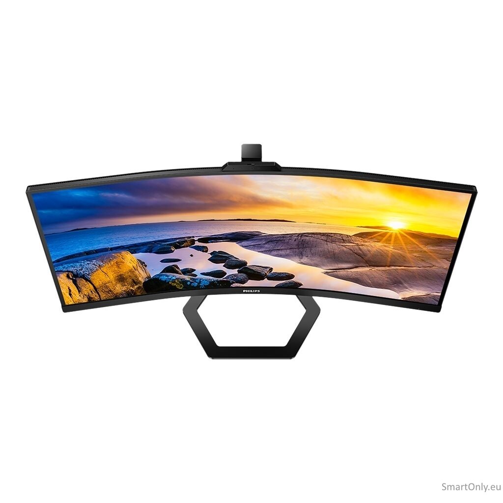 Philips | Monitor with Windows Hello Webcam | 34E1C5600HE/00 | 34 " | VA | 21:9 | 100 Hz | 4 ms | 3440 x 1440 pixels | 300 cd/m² | HDMI ports quantity 1 | Black | Warranty 36 month(s) 5 Philips | Monitor with Windows Hello Webcam | 34E1C5600HE/00 | 34 " | VA | 21:9 | 100 Hz | 4 ms | 3440 x 1440 pixels | 300 cd/m² | HDMI ports quantity 1 | Black | Warranty 36 month(s) 5