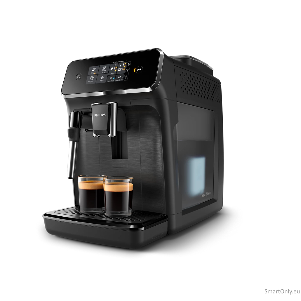 Philips Coffee Maker | EP2220/10 | Pump pressure 15 bar | Built-in milk frother | Automatic | 1500 W | Black
