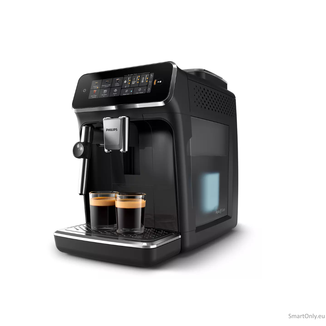 Philips | Espresso Coffee Maker | EP3321/40 | Pump pressure 15 bar | Built-in milk frother | Fully Automatic | 1500 W | Black