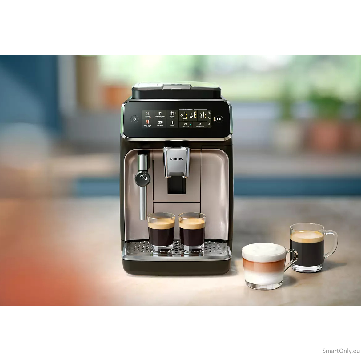 Philips | Espresso Coffee Maker | EP3321/40 | Pump pressure 15 bar | Built-in milk frother | Fully Automatic | 1500 W | Black 4