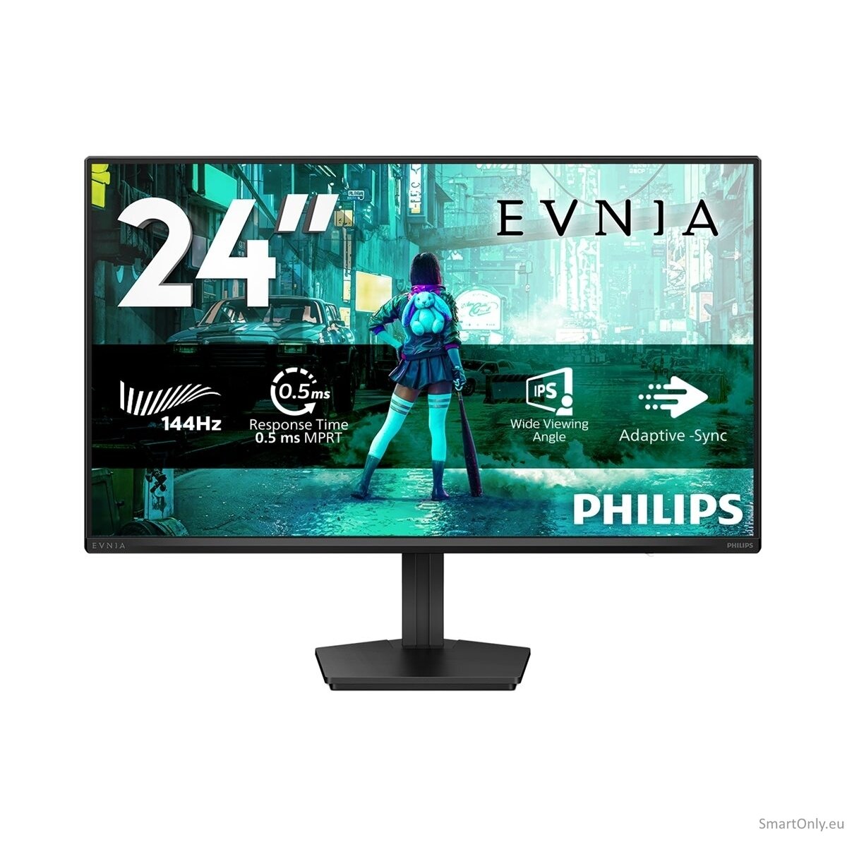Philips | 24M2N3200NF/00 | 24 " | IPS | FHD | 16:9 | 144 Hz | 4 ms | 1920 x 1080 pixels | 300 cd/m² | HDMI ports quantity 1 | Black 43