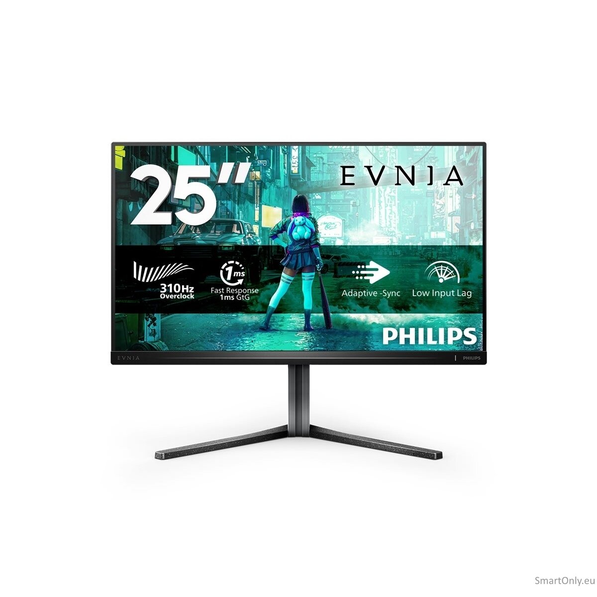 Philips | 25M2N3200U/00 | 25 " | Fast IPS | FHD | 16:9 | 310 Hz | 1 ms | 1920 x 1080 pixels | HDMI ports quantity 2 | Charcoal 67 Philips | 25M2N3200U/00 | 25 " | Fast IPS | FHD | 16:9 | 310 Hz | 1 ms | 1920 x 1080 pixels | HDMI ports quantity 2 | Charcoal 67