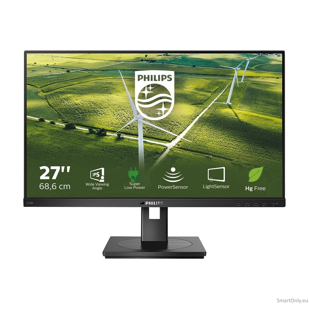 Philips | 272B1G/00 | 27 " | IPS | 16:9 | 75 Hz | 4 ms | 1920 x 1080 pixels | 250 cd/m² | HDMI ports quantity 1 | Black 9 Philips | 272B1G/00 | 27 " | IPS | 16:9 | 75 Hz | 4 ms | 1920 x 1080 pixels | 250 cd/m² | HDMI ports quantity 1 | Black 9