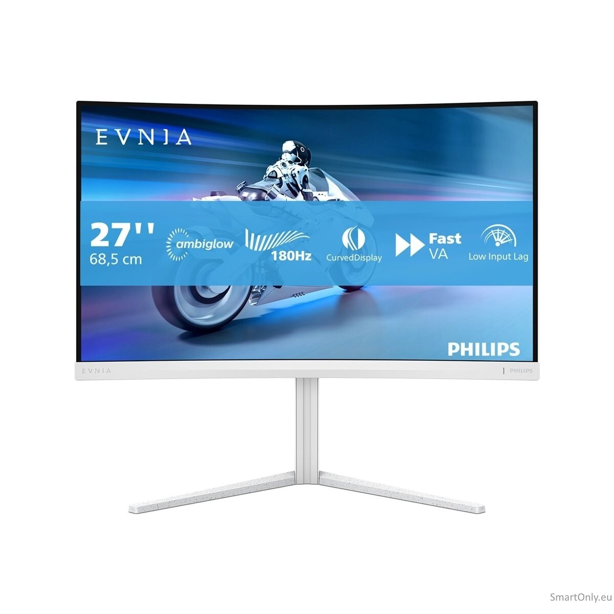 Philips | 27M2C5201L/00 | 27 " | VA | 16:9 | 180 Hz | 1 ms | 1920 x 1080 pixels | 300 cd/m² | HDMI ports quantity 2 | White 2