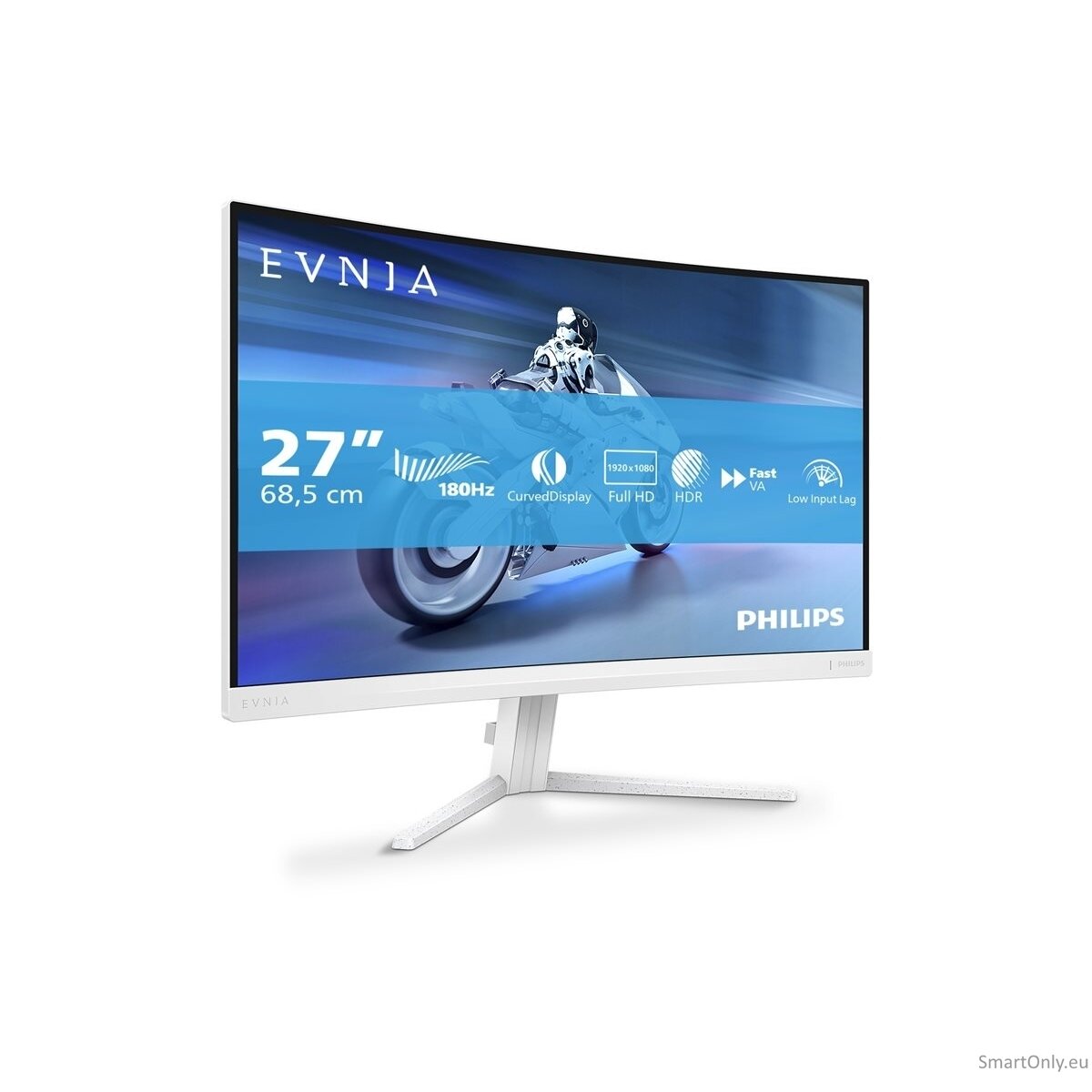 Philips | 27M2C5201L/00 | 27 " | VA | 16:9 | 180 Hz | 1 ms | 1920 x 1080 pixels | 300 cd/m² | HDMI ports quantity 2 | White 23