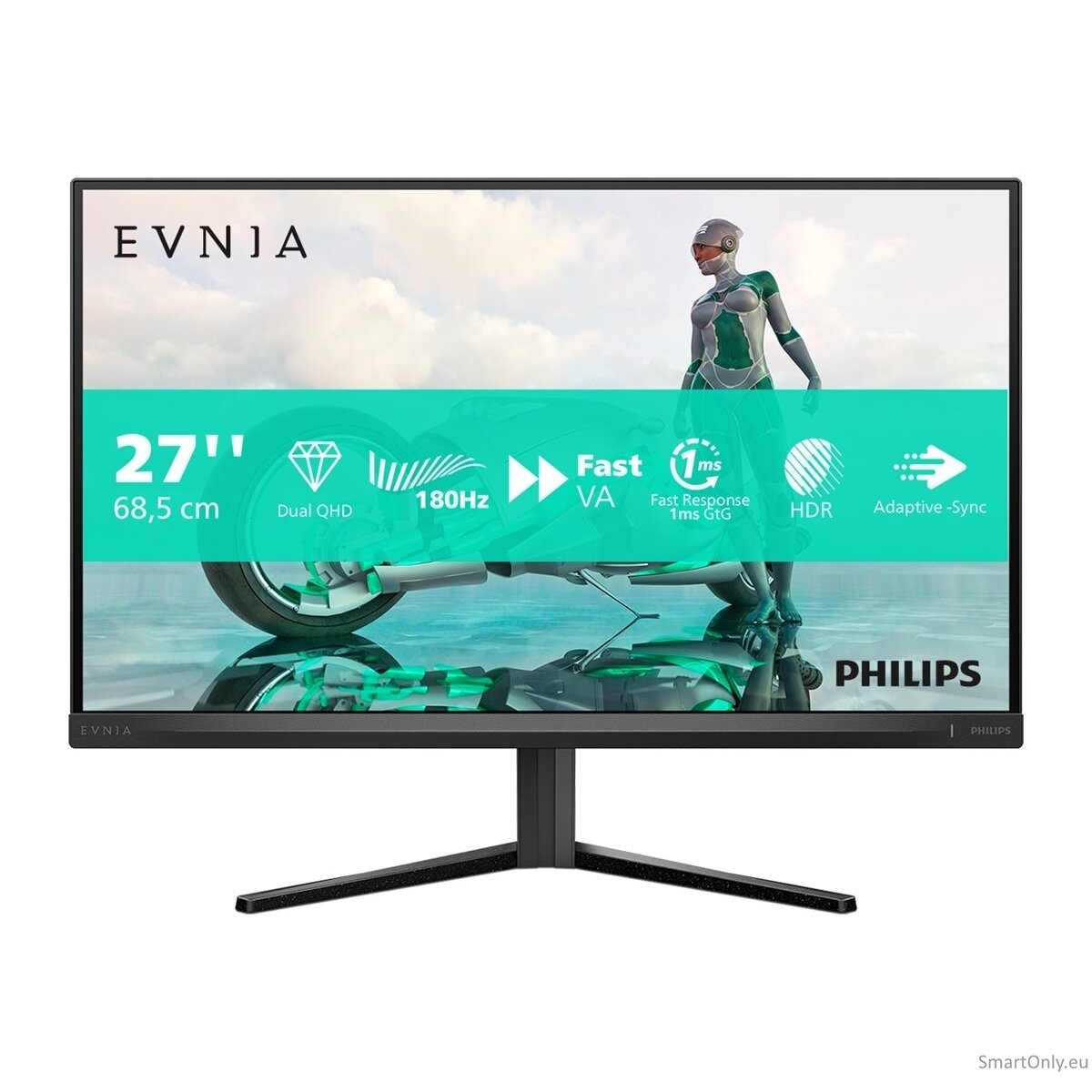 Philips | 27M2N3500NL/00 | 27 " | VA | 16:9 | 144 Hz | 1 ms | 2560 x 1440 pixels | 300 cd/m² | HDMI ports quantity 2 | Warranty 24 month(s)