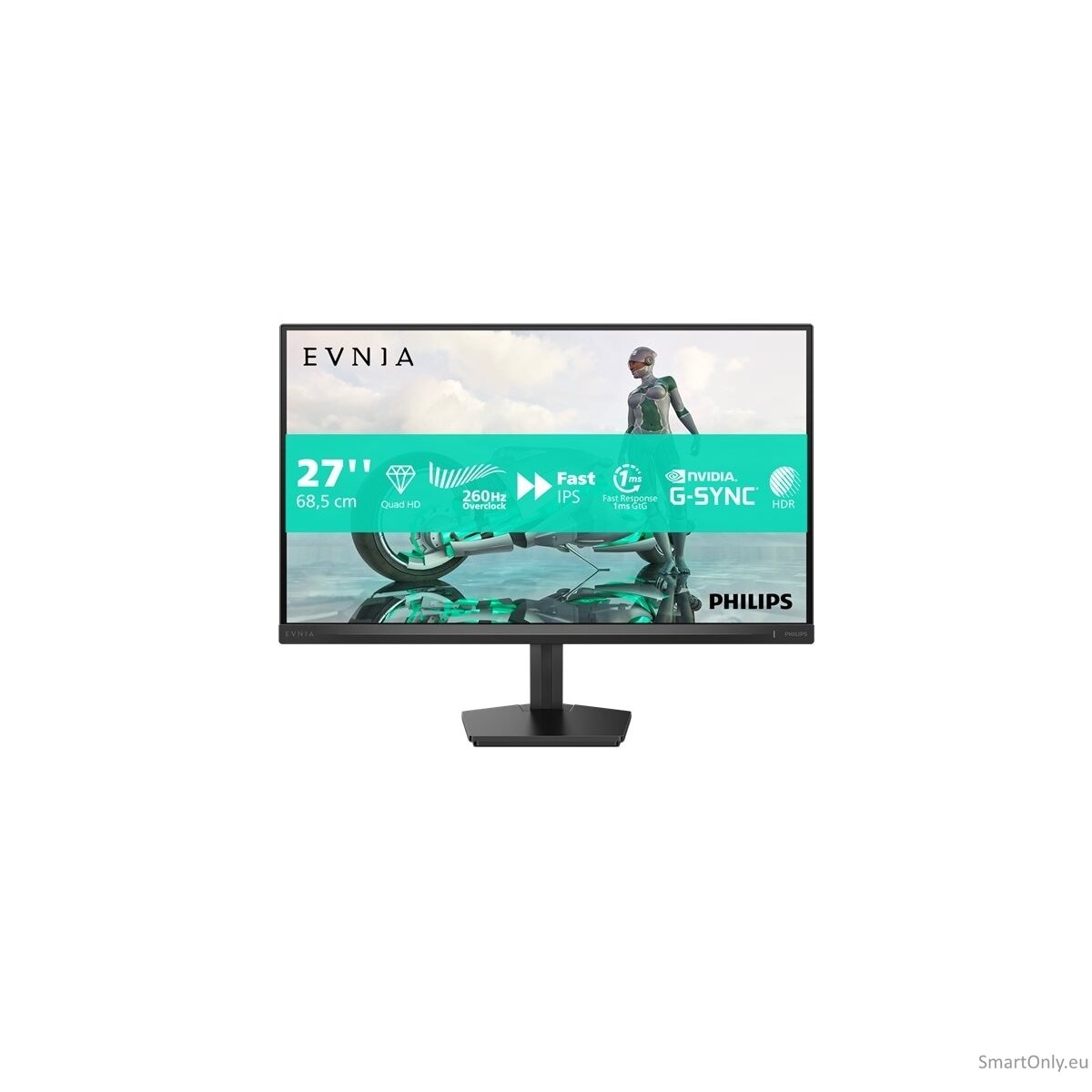 Philips 27M2N3500PF/00 | 27 " | Fast IPS | QHD | 16:9 | 260 Hz | 1 ms | 2560 x 1440 pixels | 300 cd/m² | HDMI ports quantity 2 21
