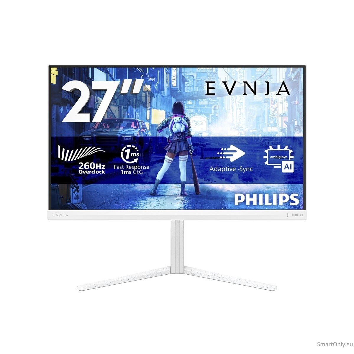Philips 27M2N5201P/00 | 27 " | Fast IPS | FHD | 16:9 | 260 Hz | 1 ms | 1920 x 1080 pixels | 300 cd/m² | HDMI ports quantity 2 | White 9 Philips 27M2N5201P/00 | 27 " | Fast IPS | FHD | 16:9 | 260 Hz | 1 ms | 1920 x 1080 pixels | 300 cd/m² | HDMI ports quantity 2 | White 9