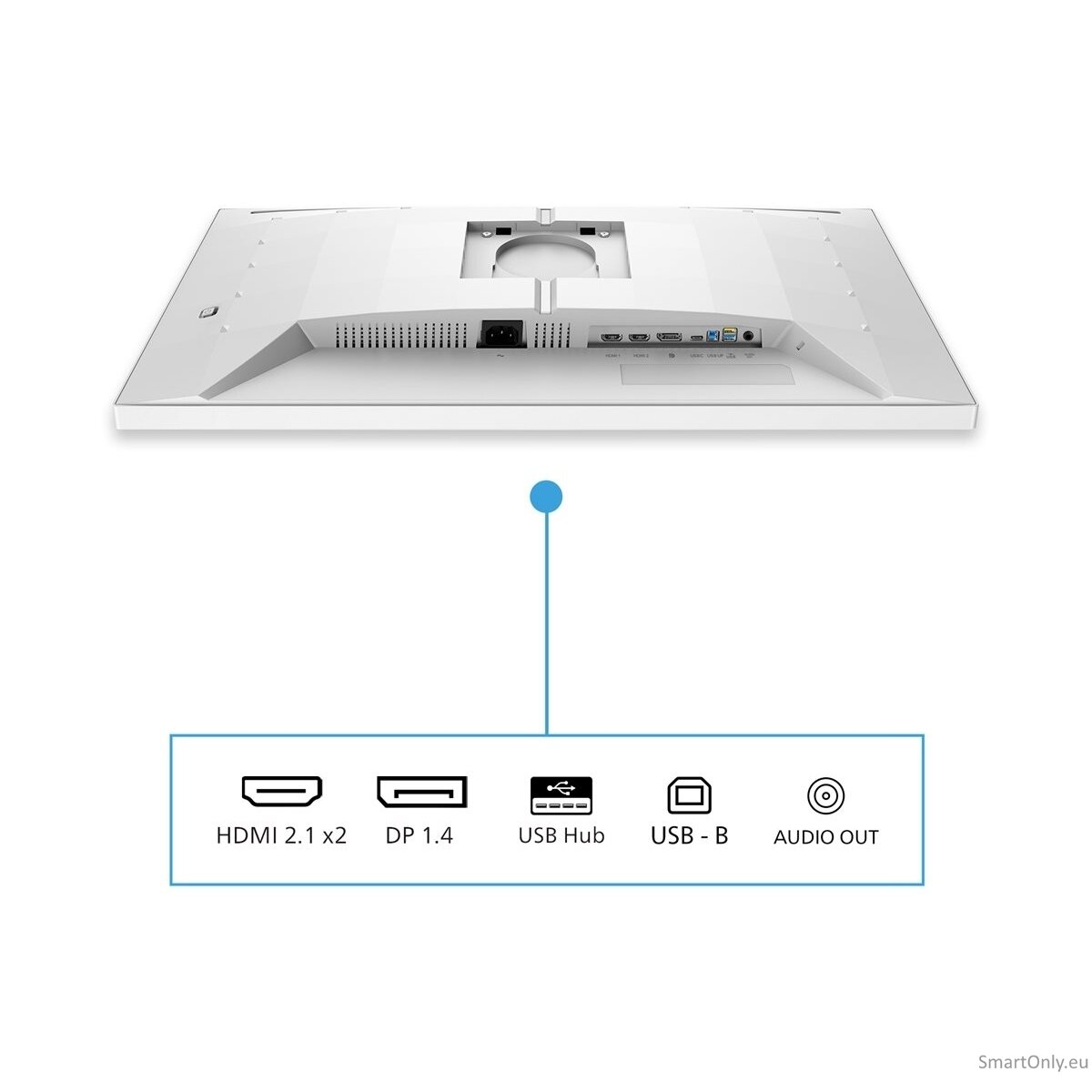 Philips 27M2N5901A/00 | 27 " | Fast IPS | UHD | 16:9 | 160 Hz | 1 ms | 3840 x 2160 pixels | 350 cd/m² | HDMI ports quantity 2 | White 8