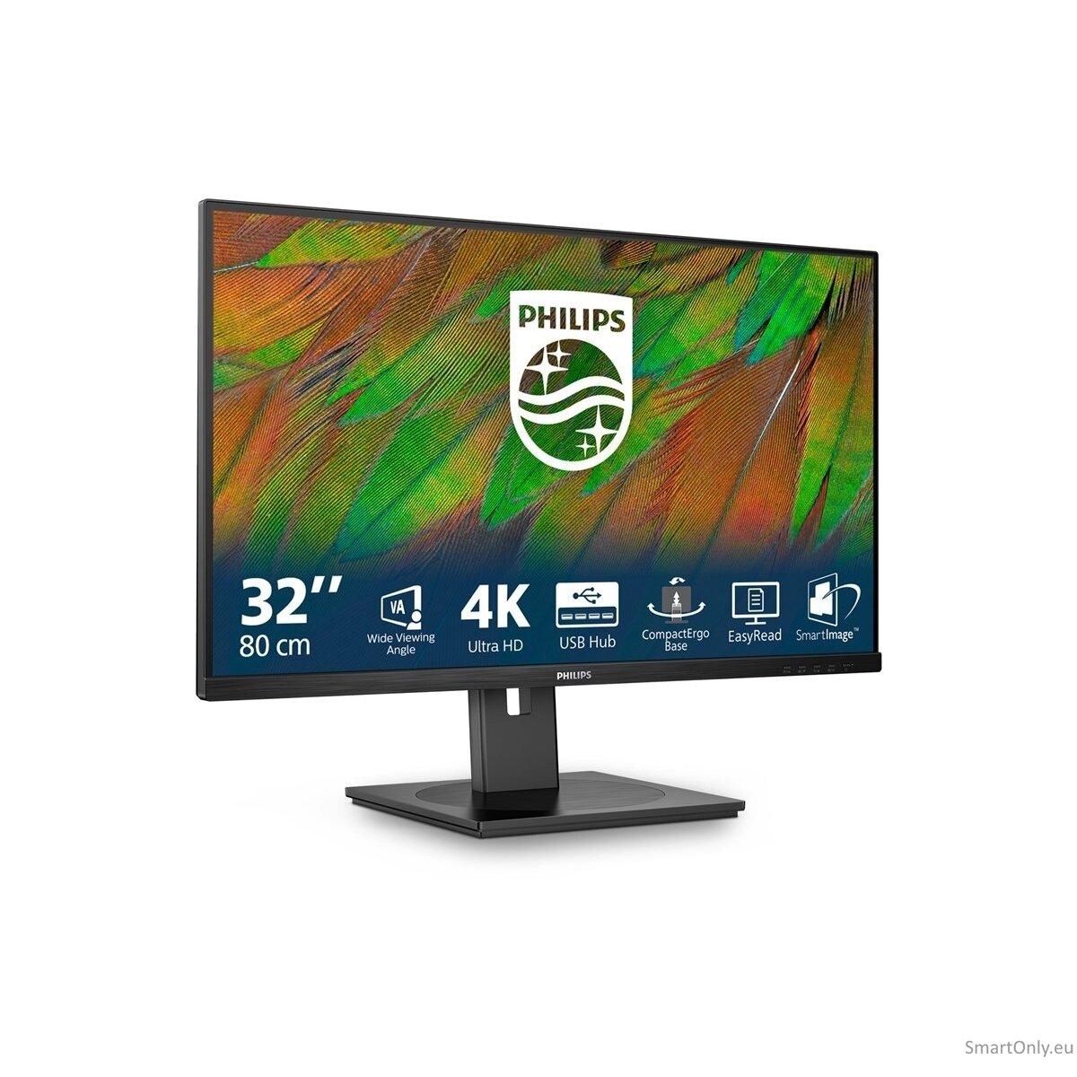 Philips | 32B1N3800/00 | 32 " | VA | 16:9 | 60 Hz | 4 ms | 3840 x 2160 pixels | 350 cd/m² | HDMI ports quantity 2 | Black 17