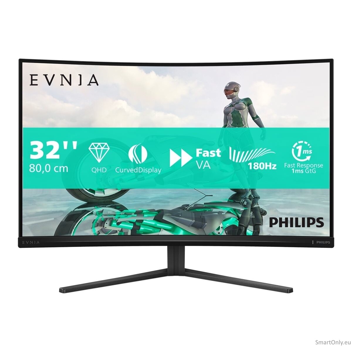 Philips | 32M2C3500L/00 | 32 " | VA | QHD | 16:9 | 180 Hz | 1 ms | 2560 x 1440 pixels | 300 cd/m² | HDMI ports quantity 2 | Warranty 24 month(s) 19 Philips | 32M2C3500L/00 | 32 " | VA | QHD | 16:9 | 180 Hz | 1 ms | 2560 x 1440 pixels | 300 cd/m² | HDMI ports quantity 2 | Warranty 24 month(s) 19