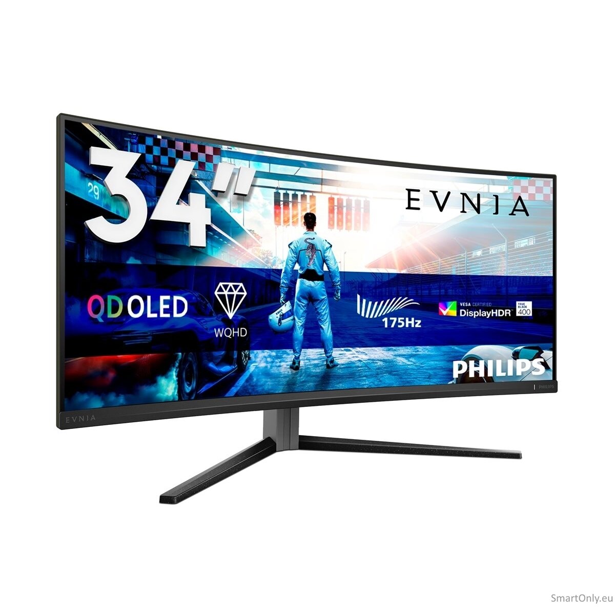 Philips | 34M2C6500/00 Evnia 6000 | 34 " | LED | WQHD | 21:9 | 175 Hz | 0.03 ms | 3440 x 1440 pixels | HDMI ports quantity 2 89