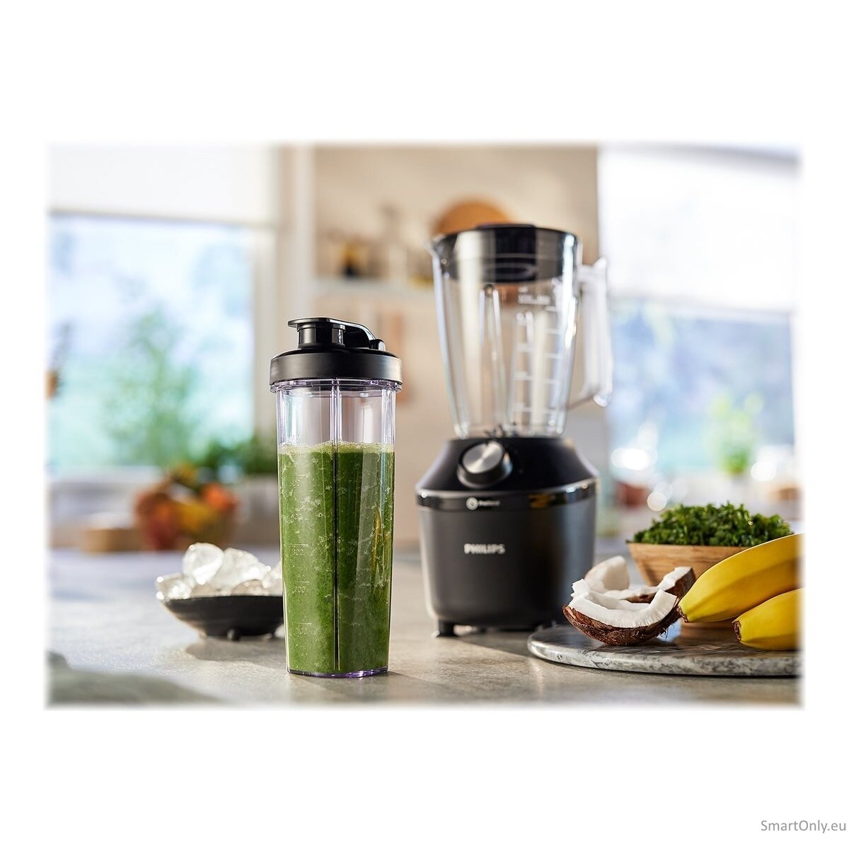 Philips Blender | HR2291/01 3000 Series | Tabletop | 600 W | Jar material Glass | Jar capacity 2 L | Ice crushing | Black 10