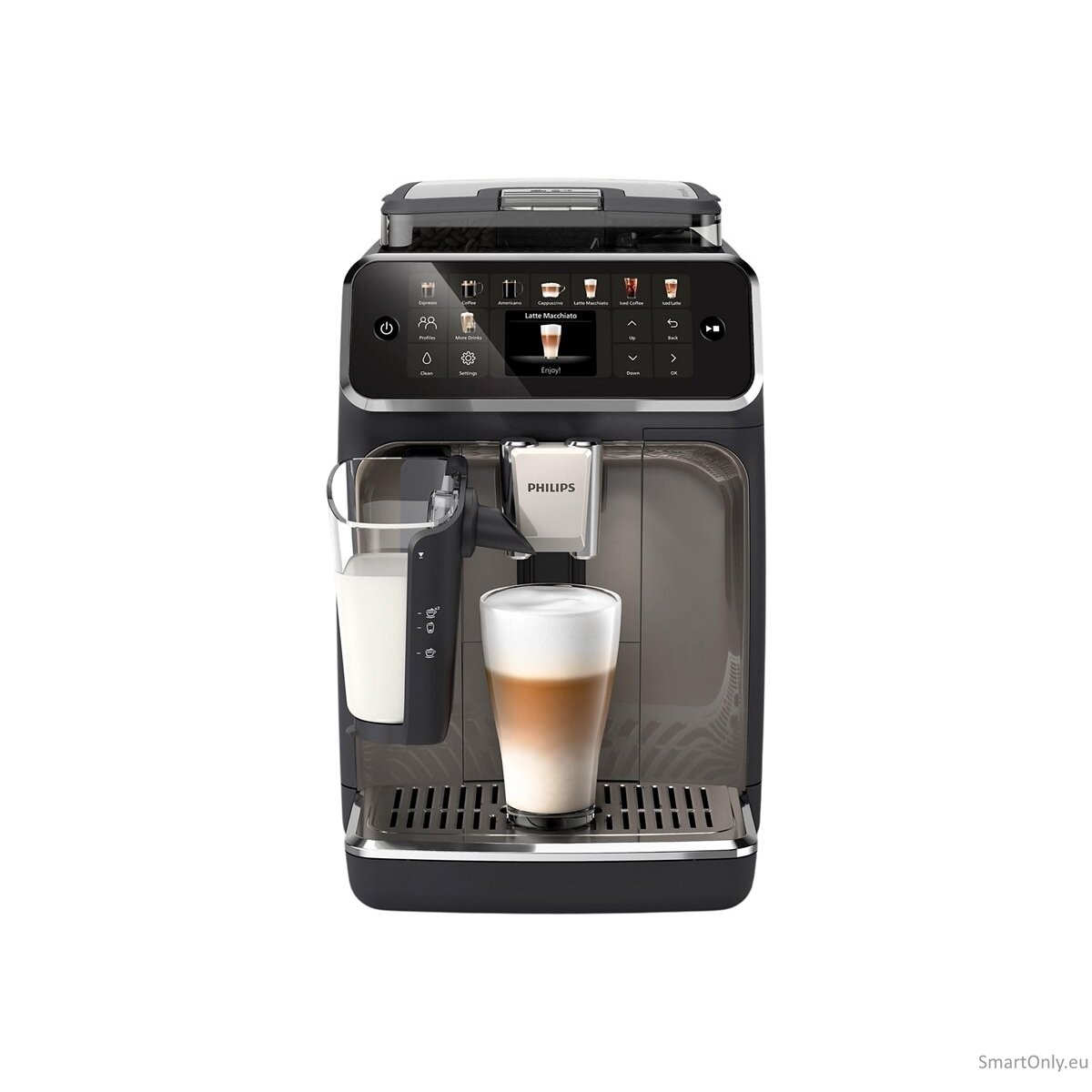 Philips | Coffee Machine | EP5549/70 Series 5500 LatteGo | Pump pressure 15 bar | Built-in milk frother | Automatic | 1500 W | Black Philips | Coffee Machine | EP5549/70 Series 5500 LatteGo | Pump pressure 15 bar | Built-in milk frother | Automatic | 1500 W | Black