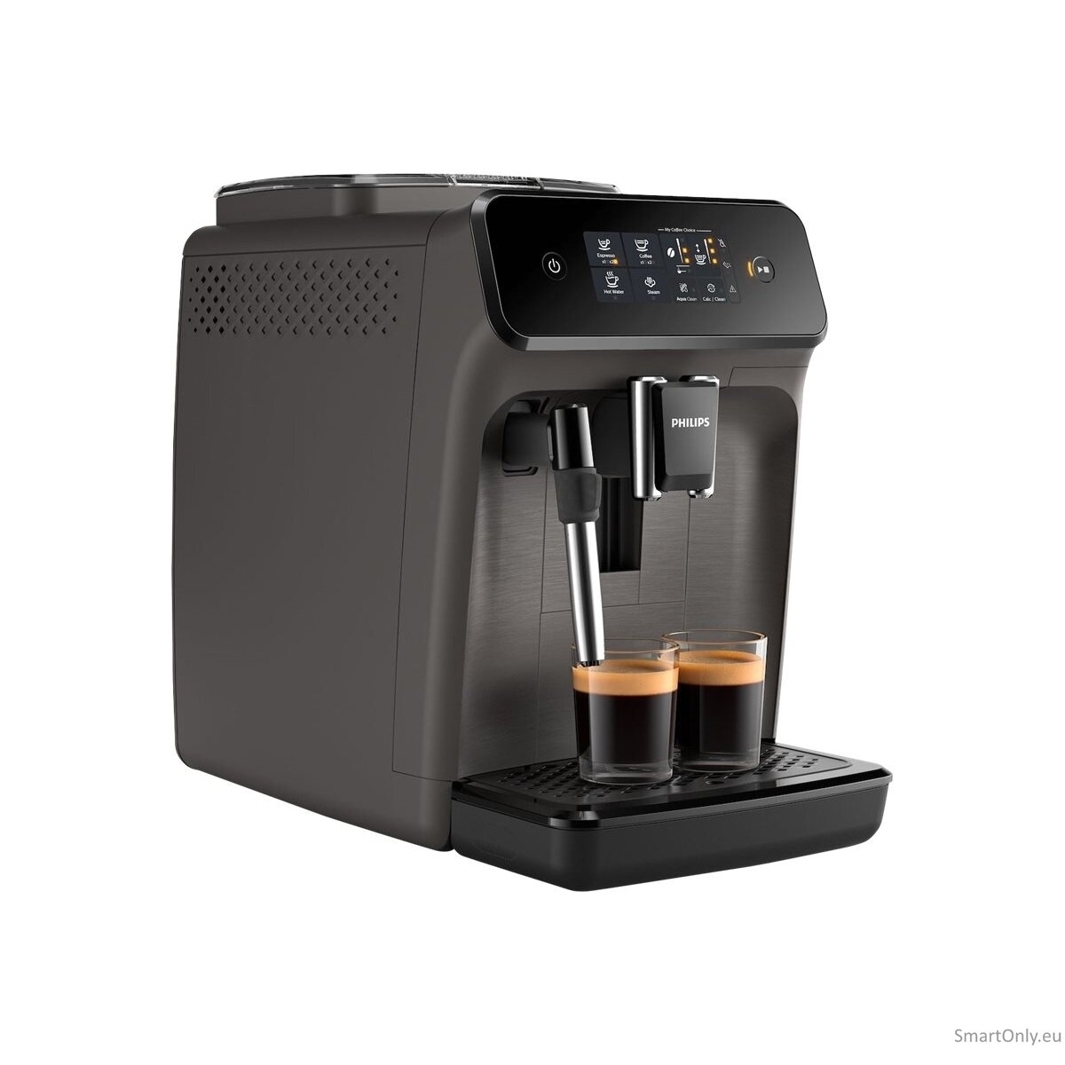 Philips | Espresso Coffee maker Series 1200 | EP1224/00 | Pump pressure 15 bar | Built-in milk frother | Fully automatic | 1500 W | Light Gray 6 Philips | Espresso Coffee maker Series 1200 | EP1224/00 | Pump pressure 15 bar | Built-in milk frother | Fully automatic | 1500 W | Light Gray 6