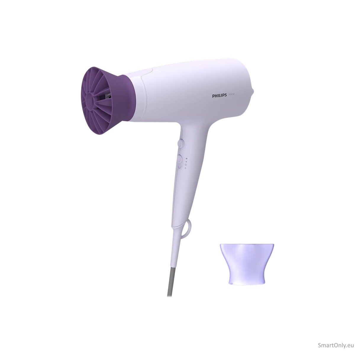 Philips | Hair Dryer | BHD341/10 | 2100 W | Number of temperature settings 6 | Ionic function | Light purple 5 Philips | Hair Dryer | BHD341/10 | 2100 W | Number of temperature settings 6 | Ionic function | Light purple 5