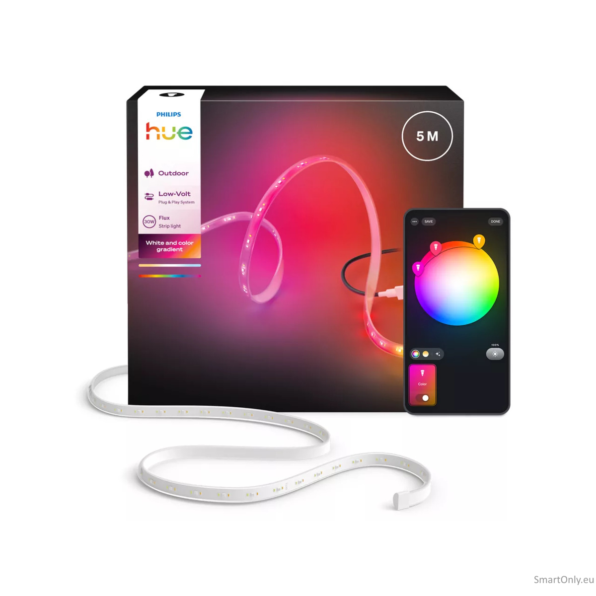 Philips Hue Flux outdoor strip light 5m EU|Philips Hue 3