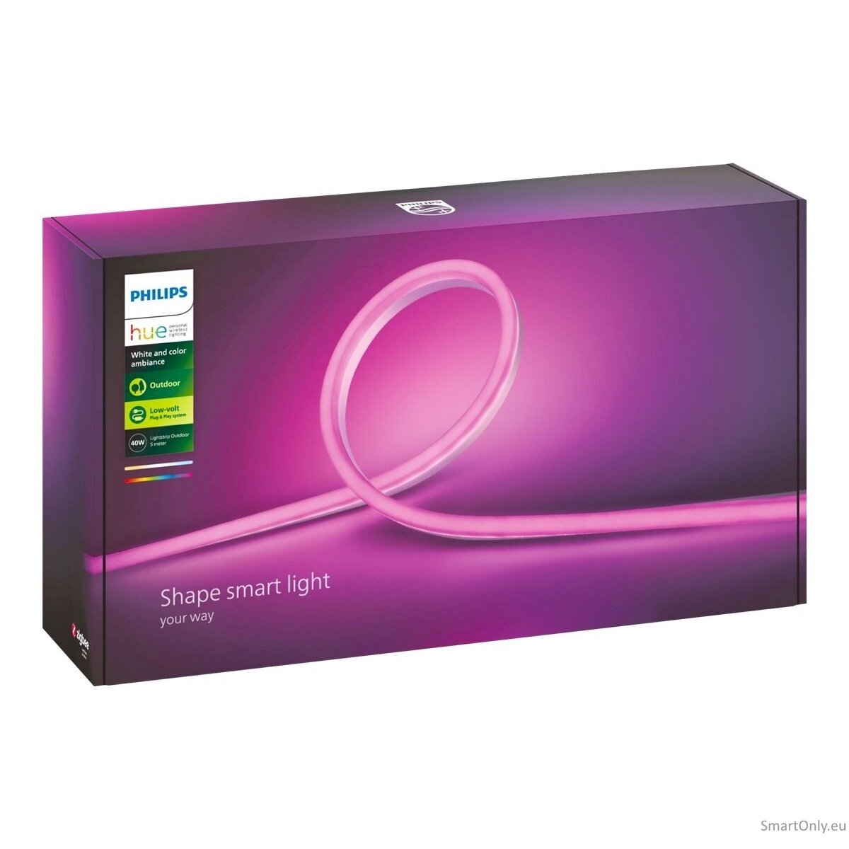 Philips Lightstrip Hue White and Colour Ambiance 37.5 W, White and colored light 5 Philips Lightstrip Hue White and Colour Ambiance 37.5 W, White and colored light 5