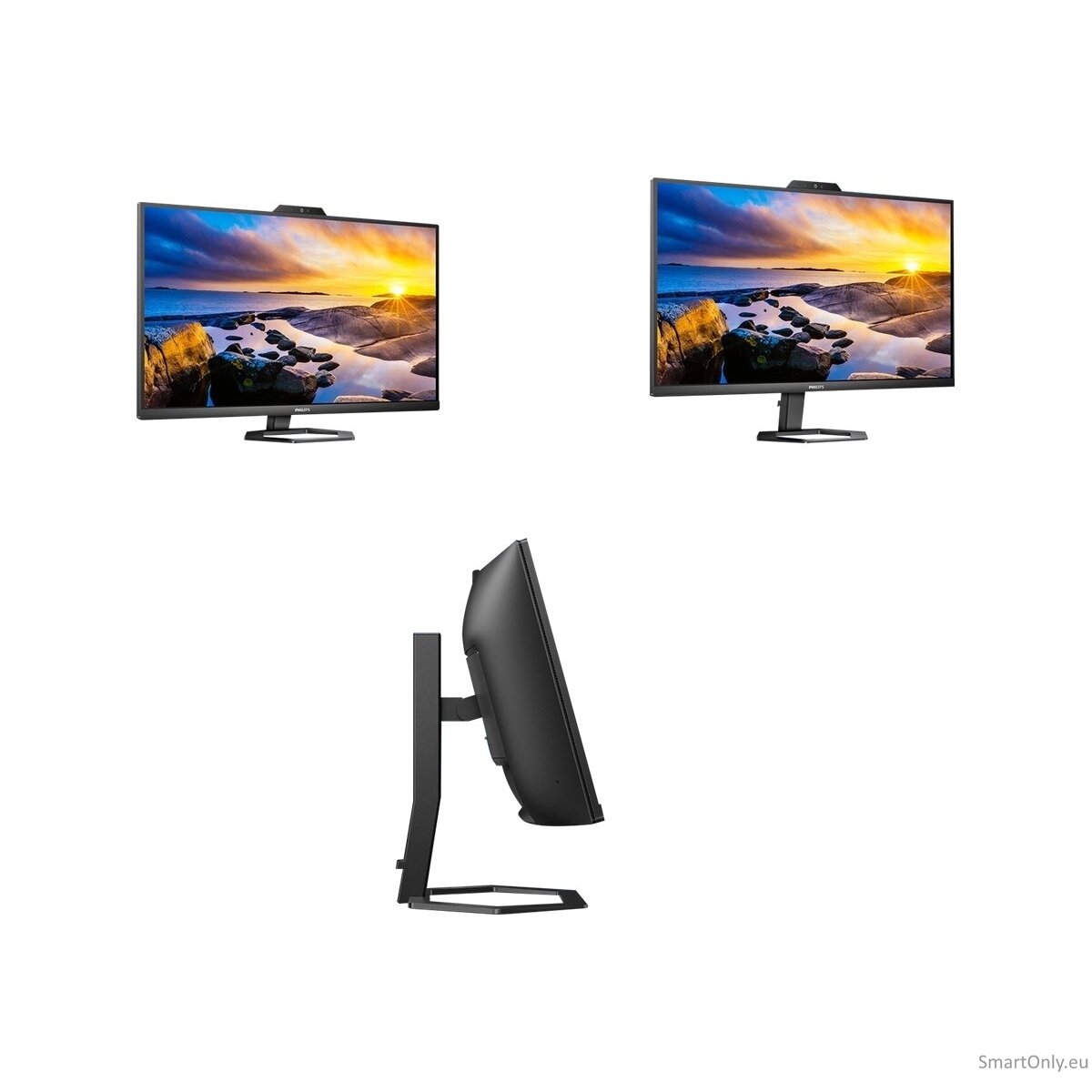 Philips | Monitor with Windows Hello Webcam | 34E1C5600HE/00 | 34 " | VA | 21:9 | 100 Hz | 4 ms | 3440 x 1440 pixels | 300 cd/m² | HDMI ports quantity 1 | Black | Warranty 36 month(s) 30