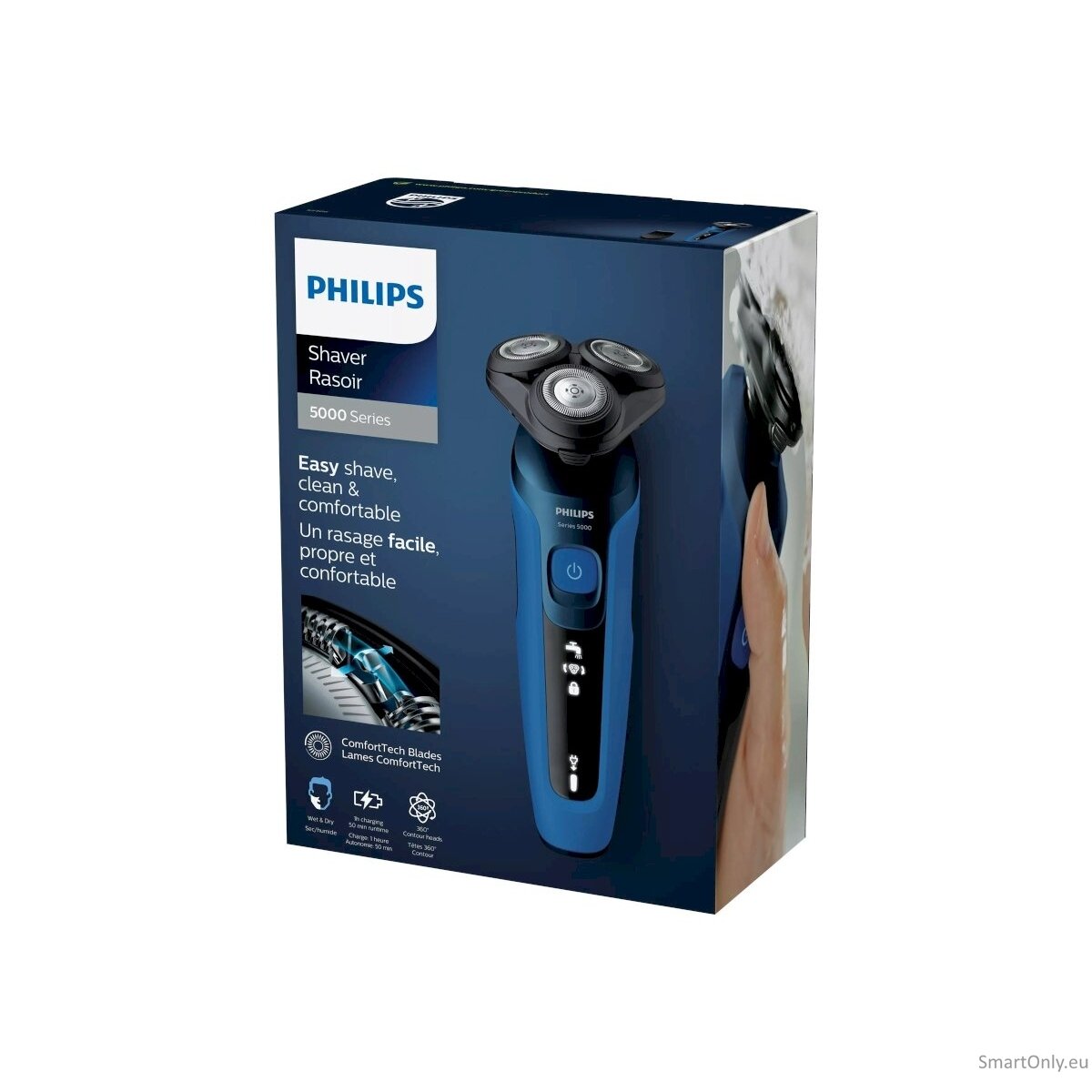 Philips S5466/17 Electric shaver, Wet and dry, Royal Blue Philips 8