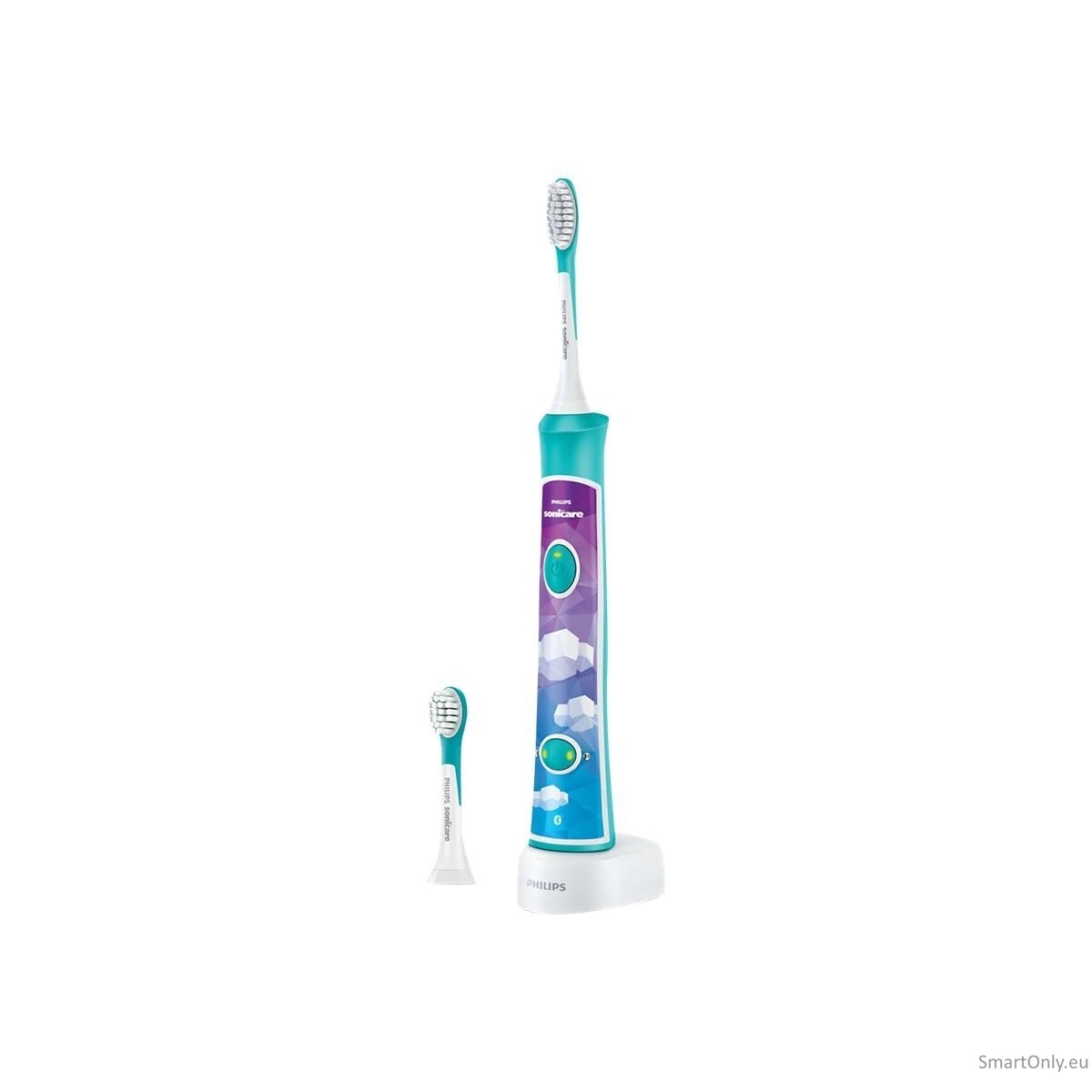 Philips Sonic Electric toothbrush  HX6322/04 For kids, Rechargeable, Sonic technology, Teeth brushing modes 2, Number of brush heads included 2, Aqua 5