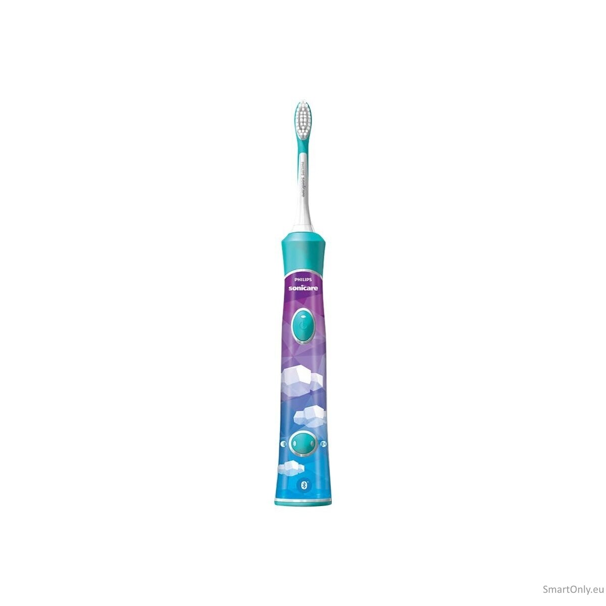 Philips Sonic Electric toothbrush HX6322/04 For kids, Rechargeable, Sonic technology, Teeth brushing modes 2, Number of brush heads included 2, Aqua 9 Philips Sonic Electric toothbrush HX6322/04 For kids, Rechargeable, Sonic technology, Teeth brushing modes 2, Number of brush heads included 2, Aqua 9