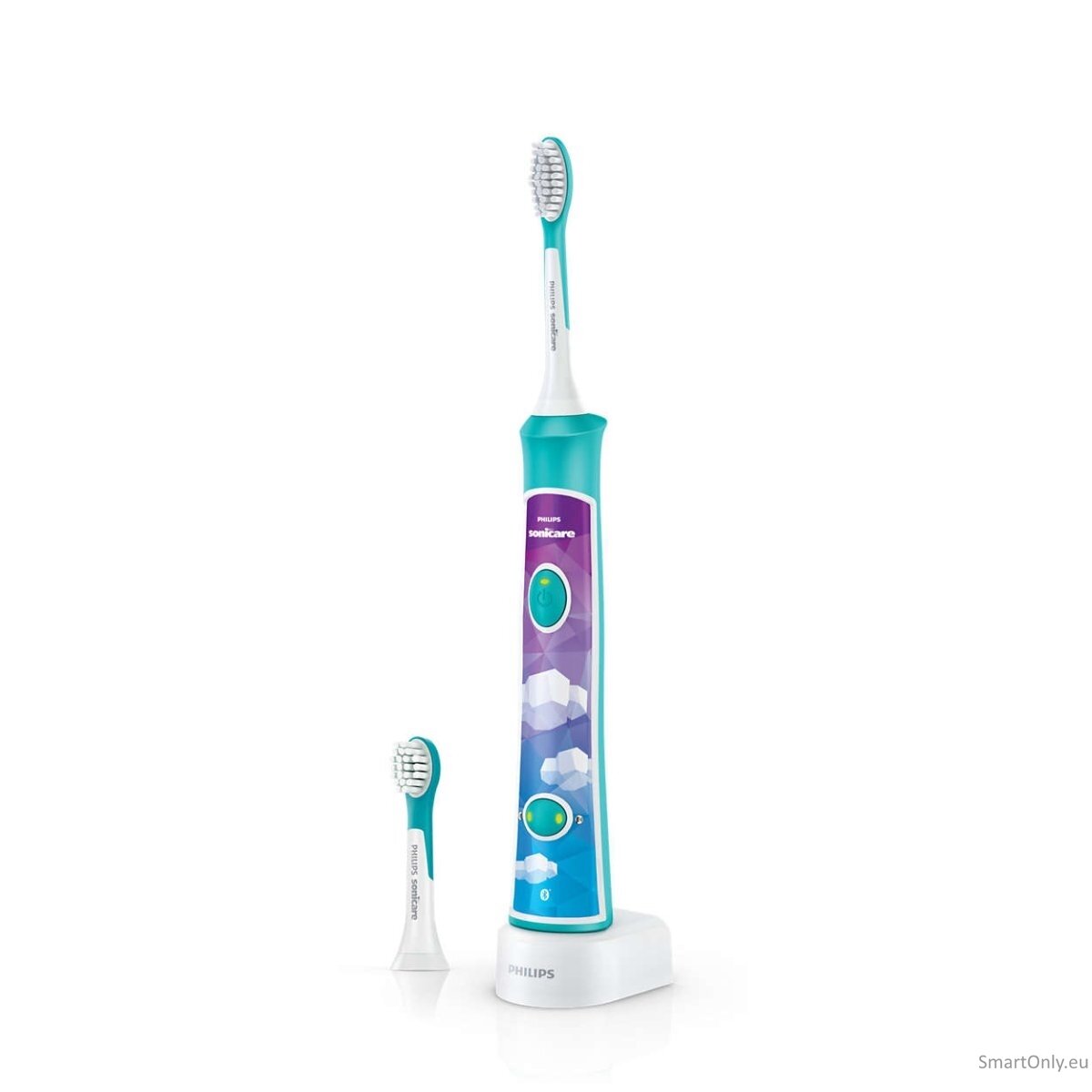 Philips Sonic Electric toothbrush  HX6322/04 For kids, Rechargeable, Sonic technology, Teeth brushing modes 2, Number of brush heads included 2, Aqua