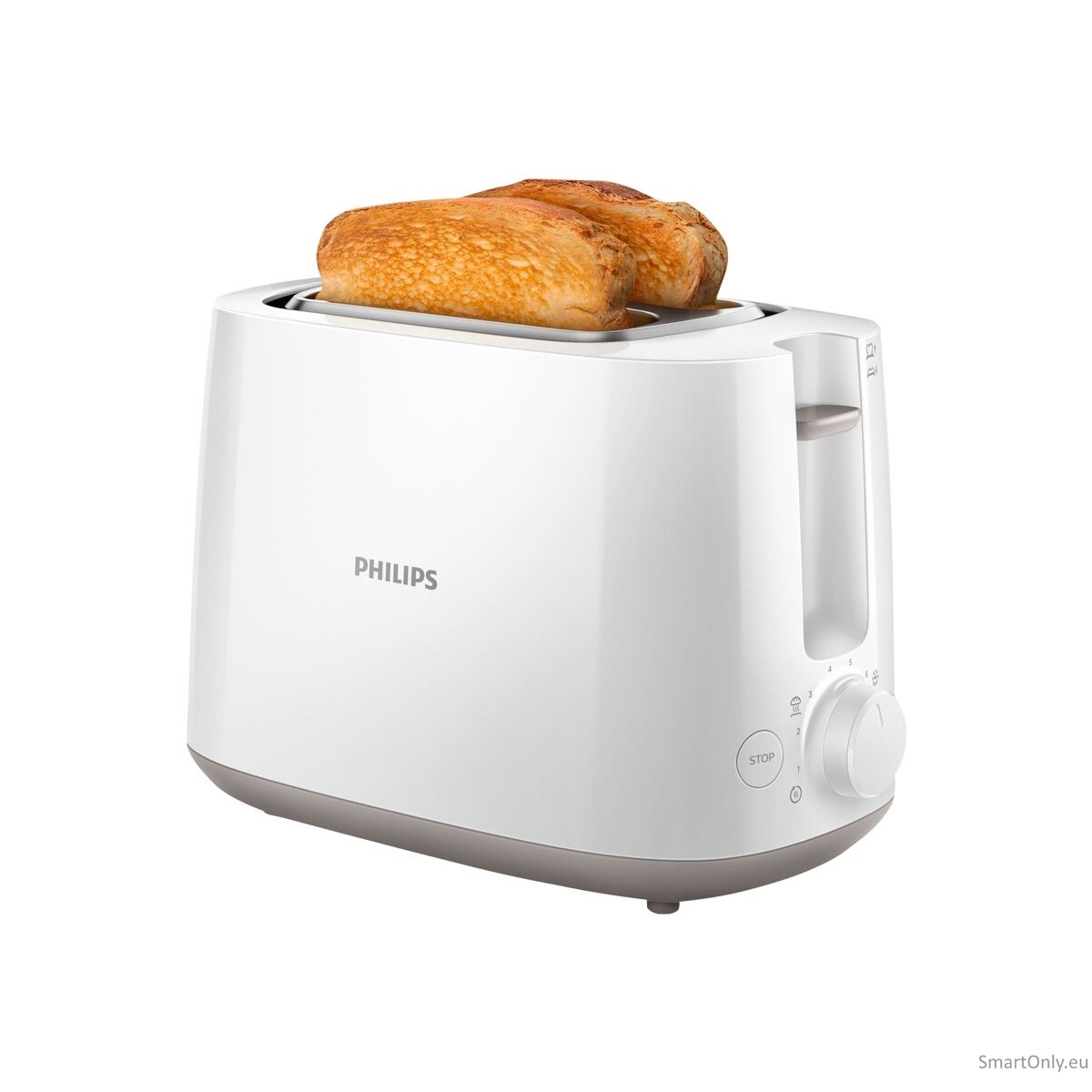 Philips | Toaster | HD2581/00 Daily Collection | Power  760-900 W | Number of slots 2 | Housing material Plastic | White 4