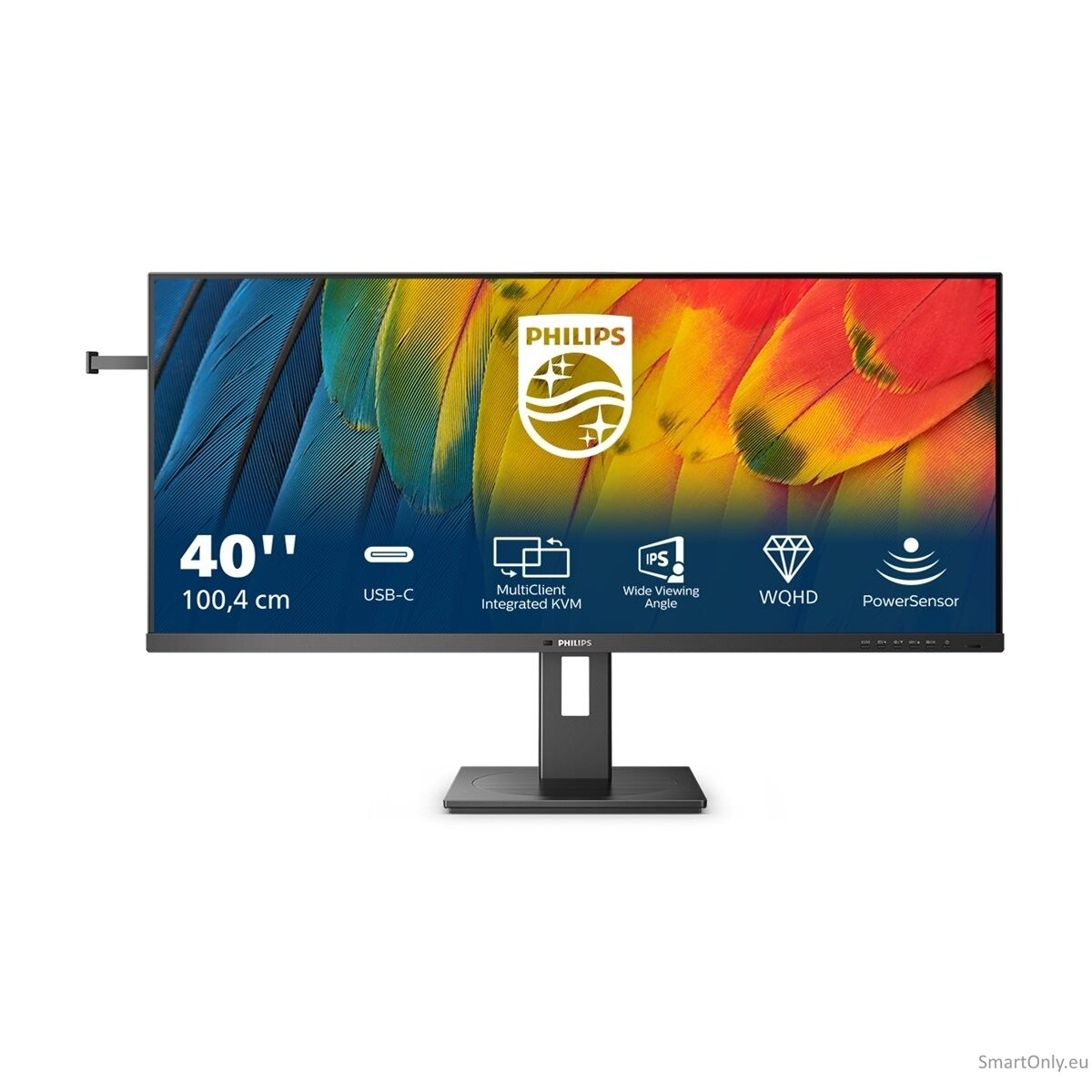 Philips | USB-C Hub Monitor | 40B1U5600/00 | 40 " | IPS | WQHD | 21:9 | 120 Hz | 4 ms | 3440 x 1440 | 500 cd/m² | HDMI ports quantity 1 | Black 20 Philips | USB-C Hub Monitor | 40B1U5600/00 | 40 " | IPS | WQHD | 21:9 | 120 Hz | 4 ms | 3440 x 1440 | 500 cd/m² | HDMI ports quantity 1 | Black 20