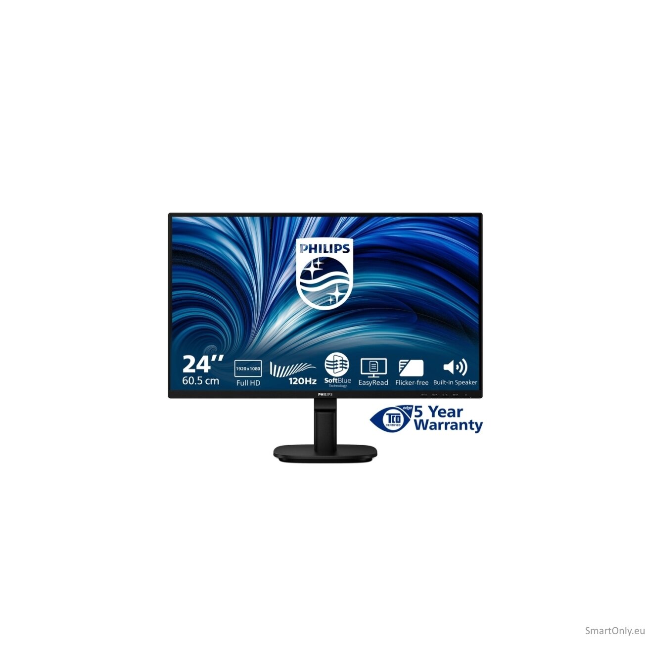 Philips | 24B2N2200/00 | 24 " | IPS | 16:9 | 120 Hz | 4 ms | 1920 x 1080 pixels | 300 cd/m² | HDMI ports quantity 1 | Black 25