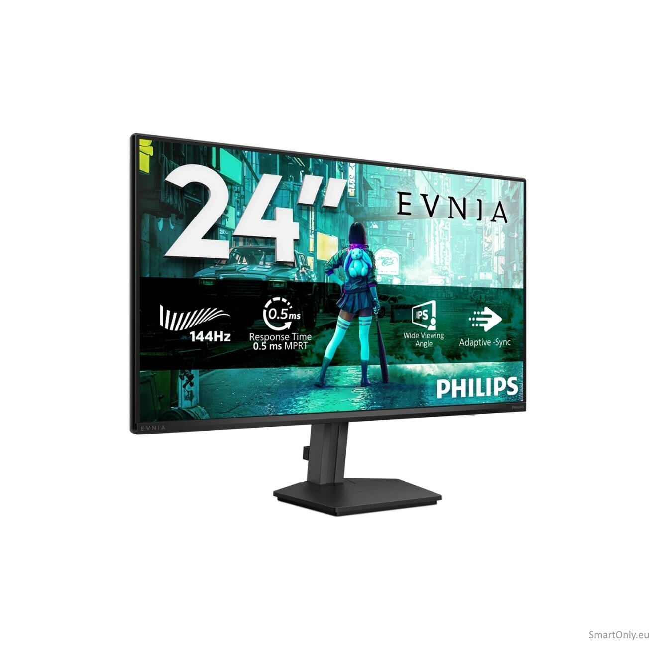 Philips | 24M2N3200NF/00 | 24 " | IPS | FHD | 16:9 | 144 Hz | 4 ms | 1920 x 1080 pixels | 300 cd/m² | HDMI ports quantity 1 | Black 34