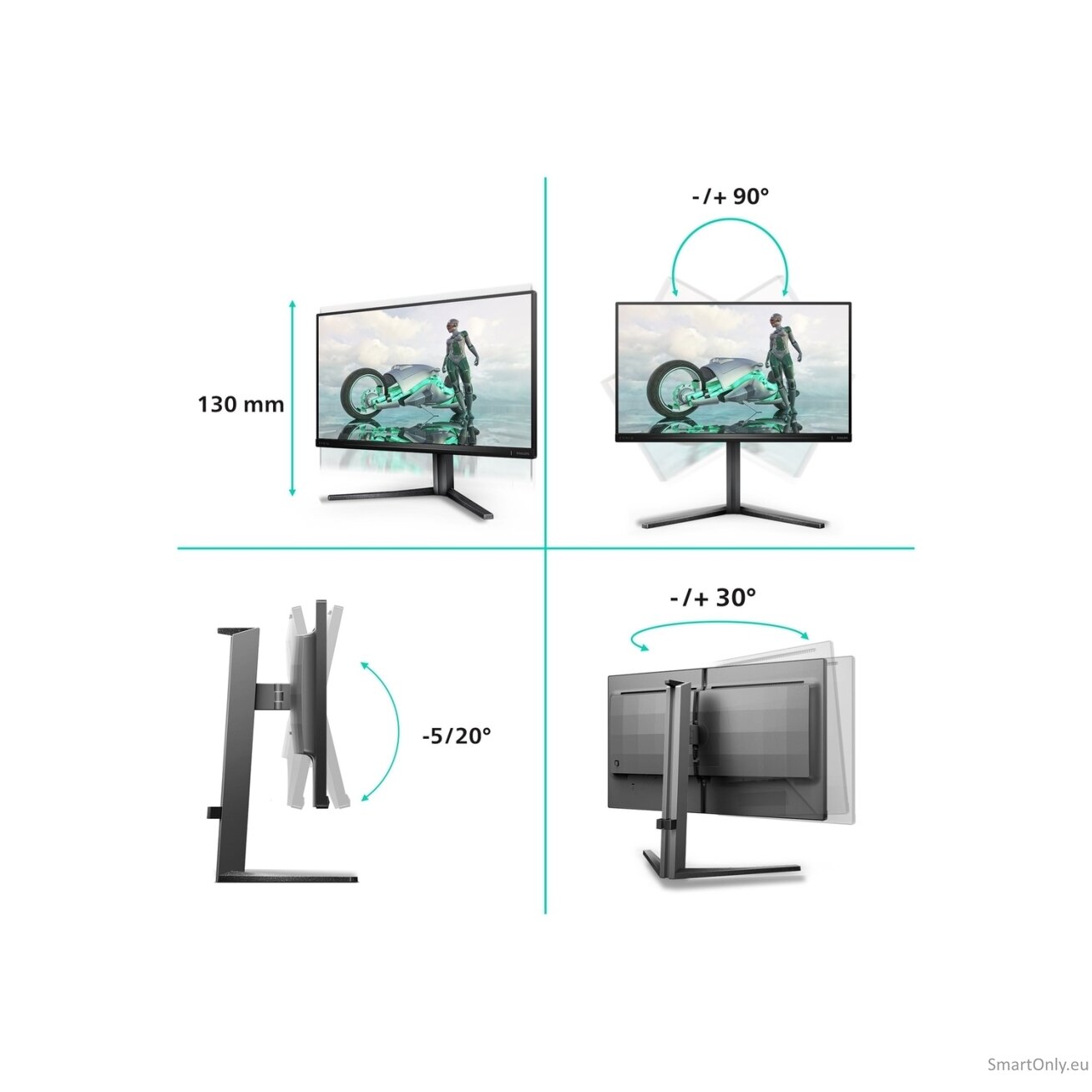 Philips | 25M2N3200U/00 | 25 " | Fast IPS | FHD | 16:9 | 310 Hz | 1 ms | 1920 x 1080 pixels | HDMI ports quantity 2 | Charcoal 68