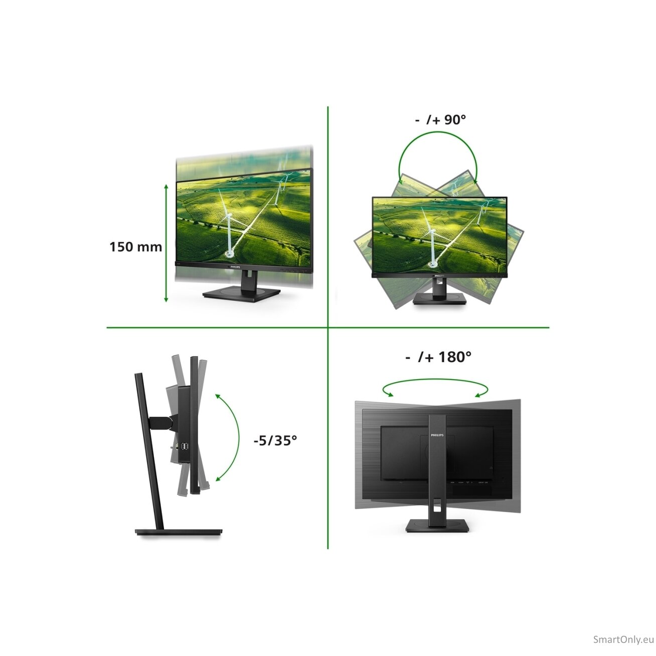 Philips | 272B1G/00 | 27 " | IPS | 16:9 | 75 Hz | 4 ms | 1920 x 1080 pixels | 250 cd/m² | HDMI ports quantity 1 | Black 11 Philips | 272B1G/00 | 27 " | IPS | 16:9 | 75 Hz | 4 ms | 1920 x 1080 pixels | 250 cd/m² | HDMI ports quantity 1 | Black 11