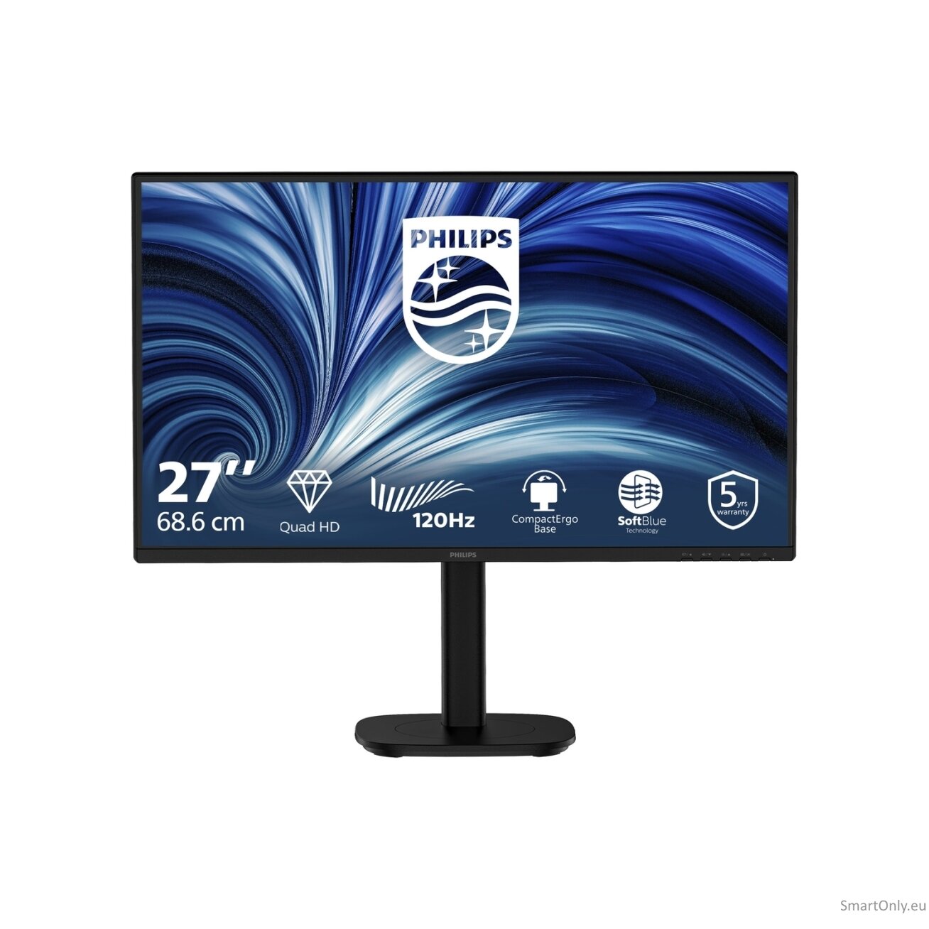 Philips 27B2N3500/00 | 27 " | IPS | QHD | 16:9 | 120 Hz | 2560 x 1440 pixels | HDMI ports quantity 2 | Black 7 Philips 27B2N3500/00 | 27 " | IPS | QHD | 16:9 | 120 Hz | 2560 x 1440 pixels | HDMI ports quantity 2 | Black 7
