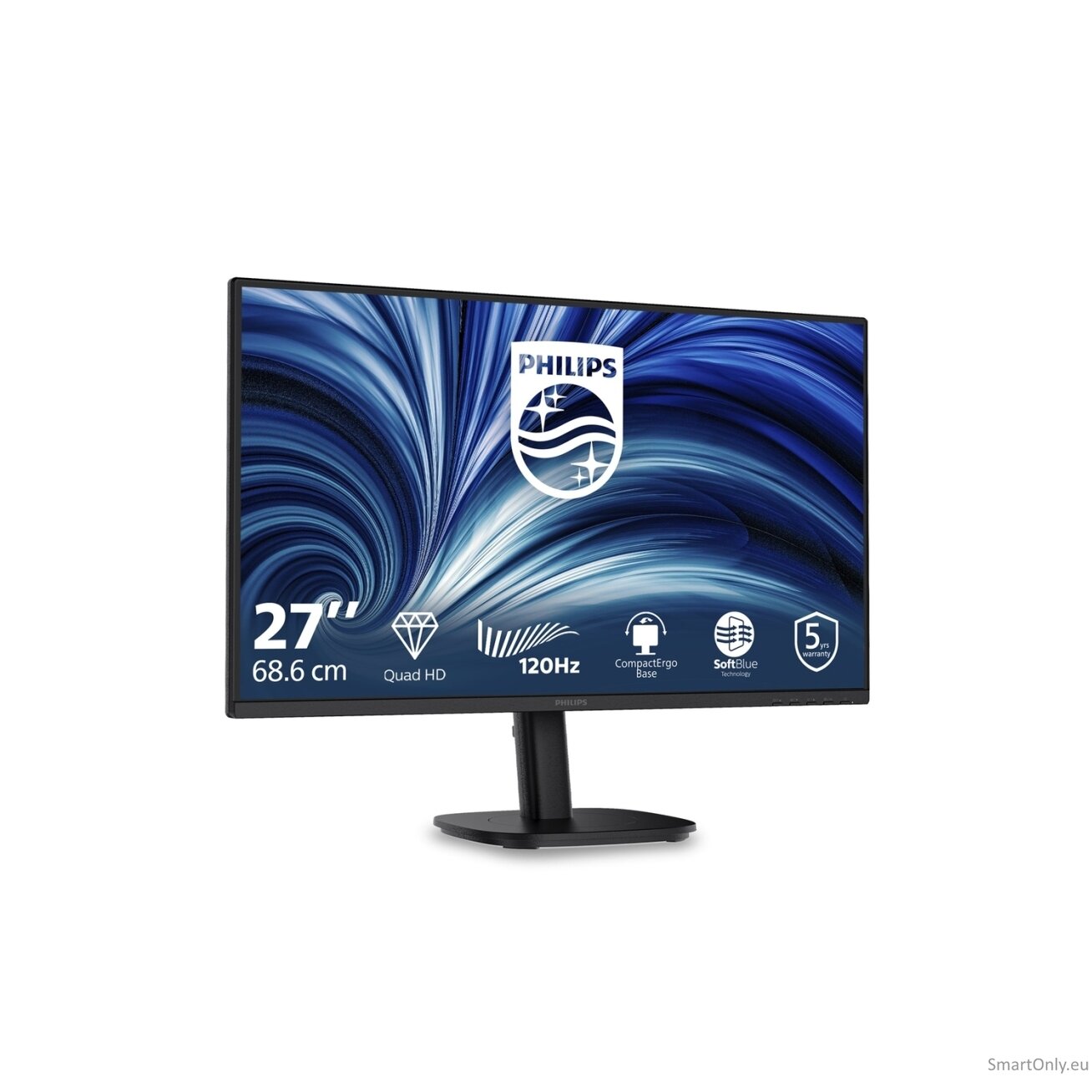 Philips 27B2N3500/00 | 27 " | IPS | QHD | 16:9 | 120 Hz | 2560 x 1440 pixels | HDMI ports quantity 2 | Black 22
