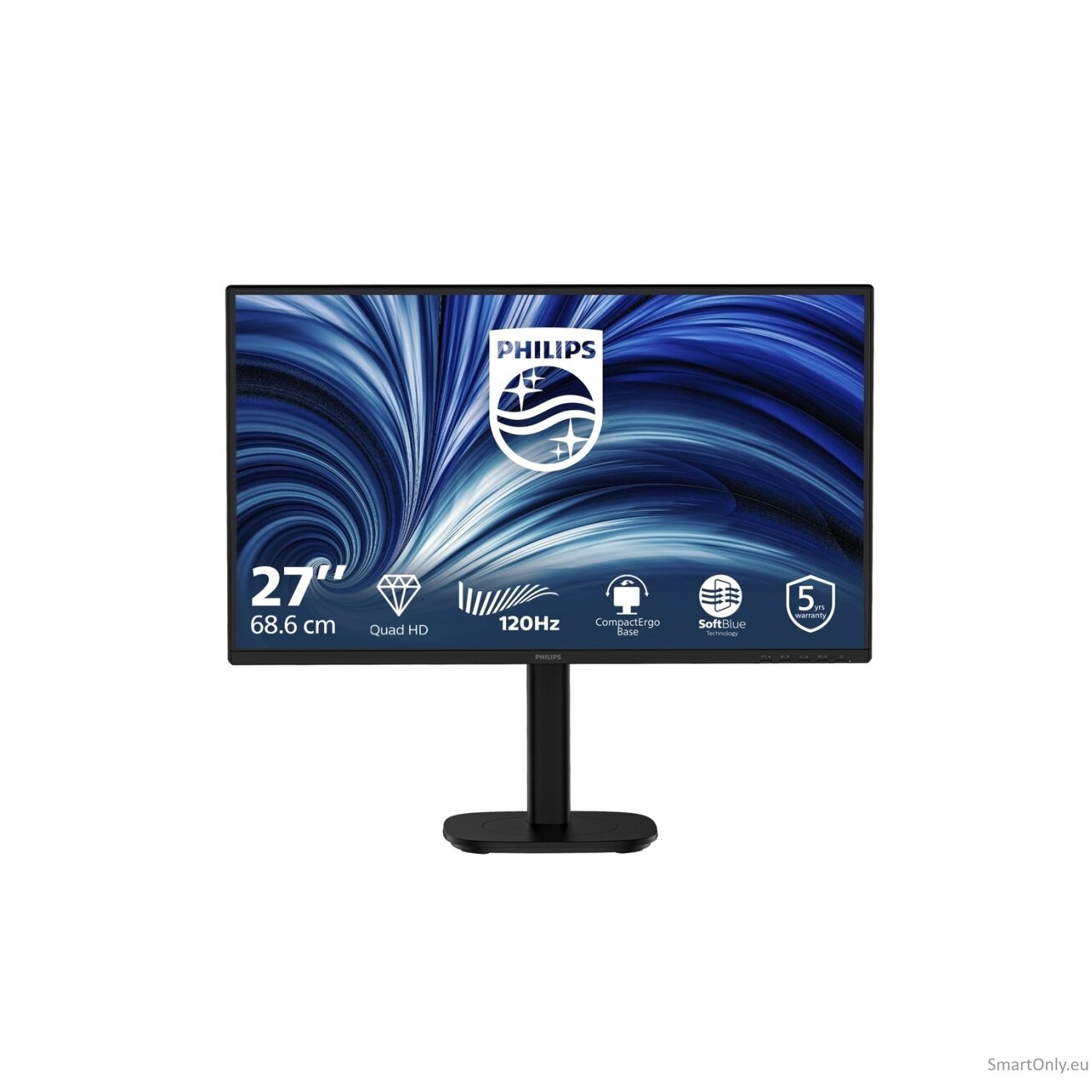 Philips 27B2N3500/00 | 27 " | IPS | QHD | 16:9 | 120 Hz | 2560 x 1440 pixels | HDMI ports quantity 2 | Black 14