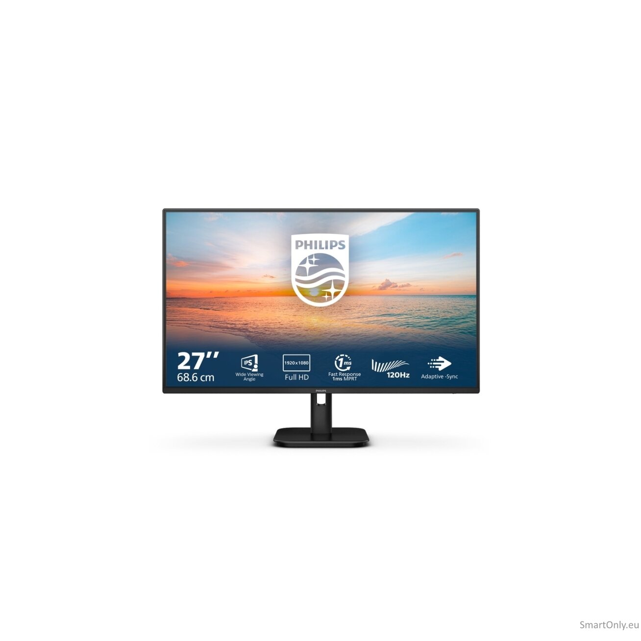 Philips | 27E1N1100A/00 | 27 " | IPS | 16:9 | 100 Hz | 4 ms | 1920 x 1080 pixels | 250 cd/m² | HDMI ports quantity 1 | Black | Warranty 36 month(s) 56