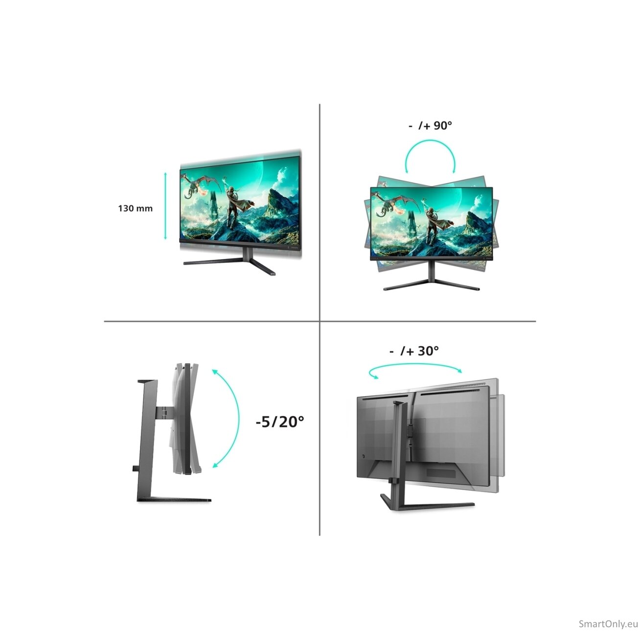 Philips | 27M2N3800A/00 | 27 " | Fast IPS | 4K UHD | 16:9 | 160 Hz | 1 ms | 3840 x 2160 pixels | 350 cd/m² | HDMI ports quantity 2 | Charcoal 40
