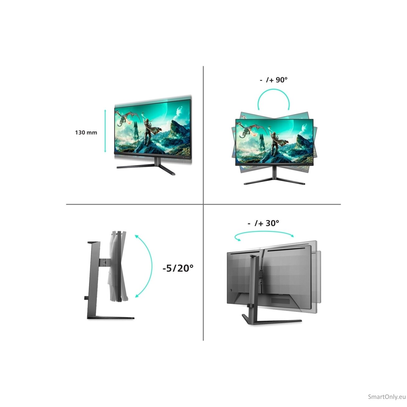 Philips | 27M2N3800A/00 | 27 " | Fast IPS | 4K UHD | 16:9 | 160 Hz | 1 ms | 3840 x 2160 pixels | 350 cd/m² | HDMI ports quantity 2 | Charcoal 62