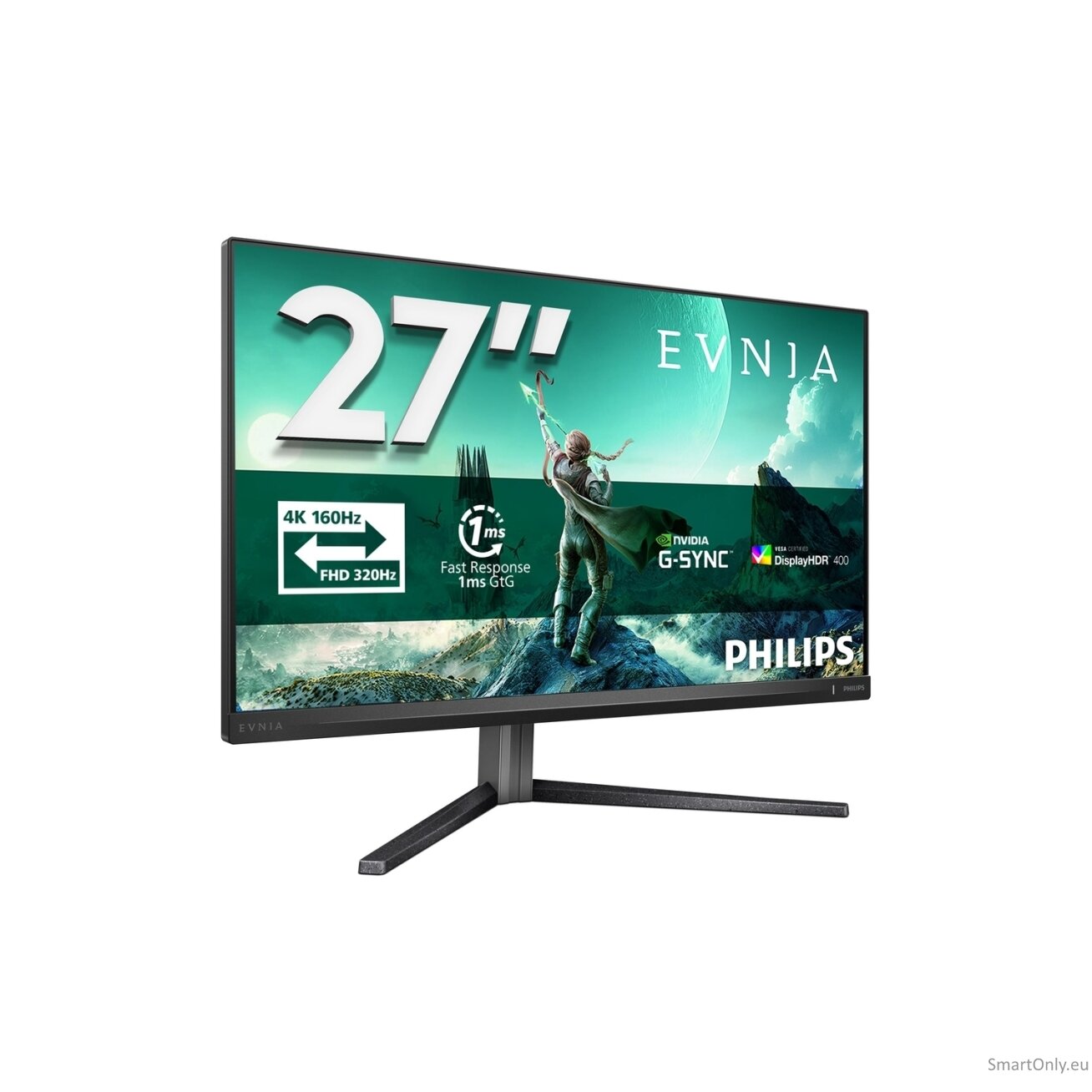 Philips | 27M2N3800A/00 | 27 " | Fast IPS | 4K UHD | 16:9 | 160 Hz | 1 ms | 3840 x 2160 pixels | 350 cd/m² | HDMI ports quantity 2 | Charcoal 71