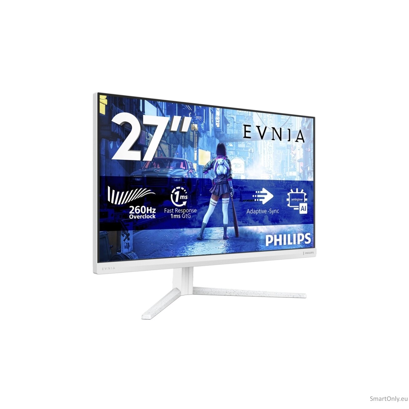 Philips 27M2N5201P/00 | 27 " | Fast IPS | FHD | 16:9 | 260 Hz | 1 ms | 1920 x 1080 pixels | 300 cd/m² | HDMI ports quantity 2 | White 26 Philips 27M2N5201P/00 | 27 " | Fast IPS | FHD | 16:9 | 260 Hz | 1 ms | 1920 x 1080 pixels | 300 cd/m² | HDMI ports quantity 2 | White 26