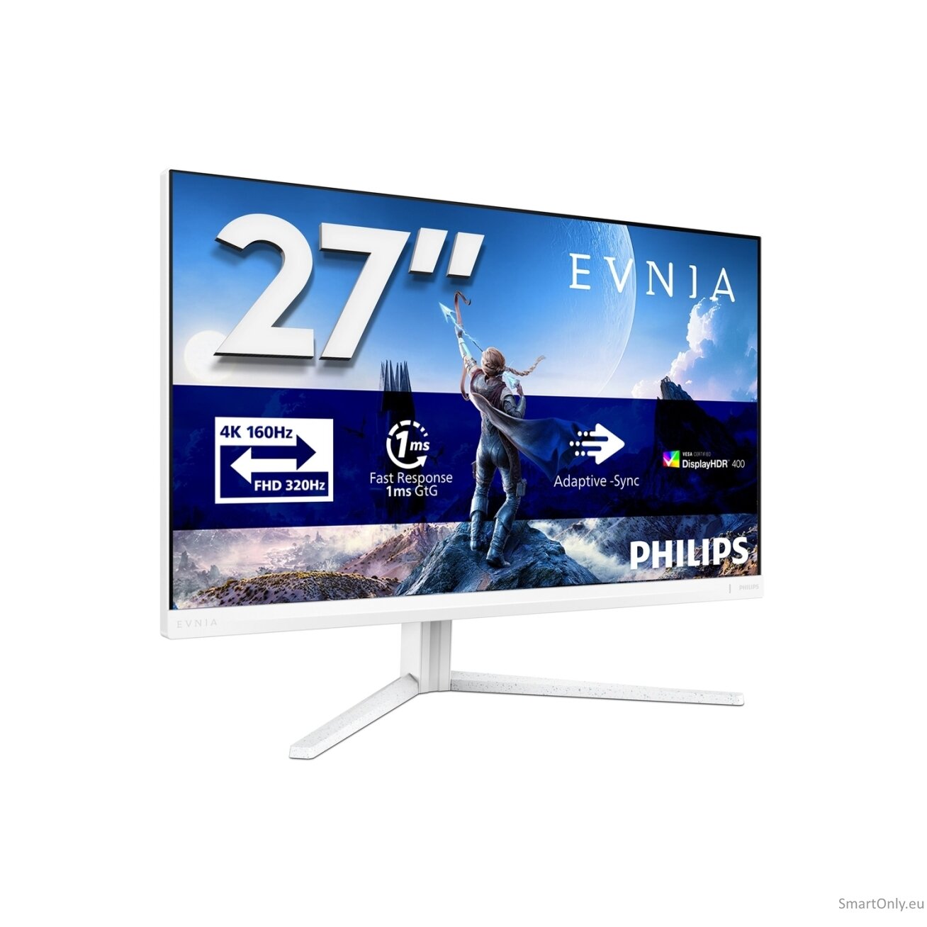 Philips 27M2N5901A/00 | 27 " | Fast IPS | UHD | 16:9 | 160 Hz | 1 ms | 3840 x 2160 pixels | 350 cd/m² | HDMI ports quantity 2 | White 2