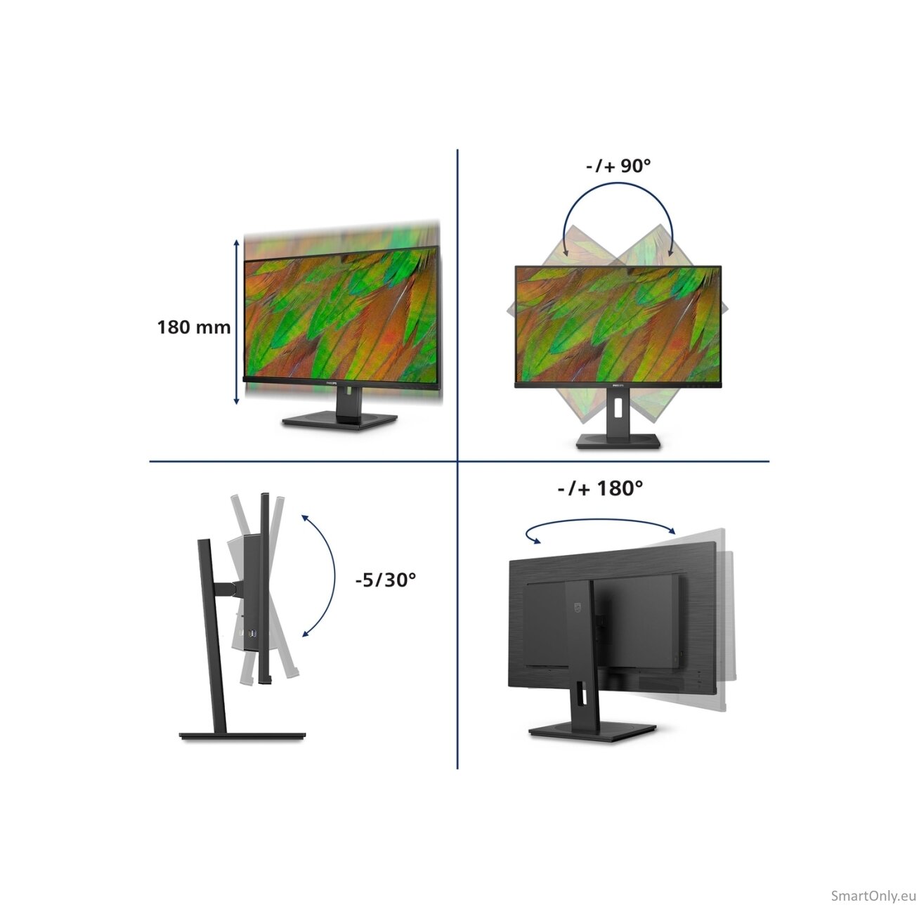 Philips | 32B1N3800/00 | 32 " | VA | 16:9 | 60 Hz | 4 ms | 3840 x 2160 pixels | 350 cd/m² | HDMI ports quantity 2 | Black 18 Philips | 32B1N3800/00 | 32 " | VA | 16:9 | 60 Hz | 4 ms | 3840 x 2160 pixels | 350 cd/m² | HDMI ports quantity 2 | Black 18