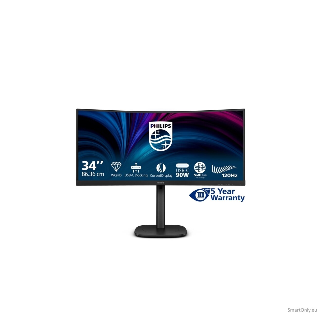 Philips | 34B2U3600C/00 | 34 " | VA | 21:9 | 60 Hz | 4 ms | 3440 x 1440 pixels | 300 cd/m² | HDMI ports quantity 1 | Black 55 Philips | 34B2U3600C/00 | 34 " | VA | 21:9 | 60 Hz | 4 ms | 3440 x 1440 pixels | 300 cd/m² | HDMI ports quantity 1 | Black 55