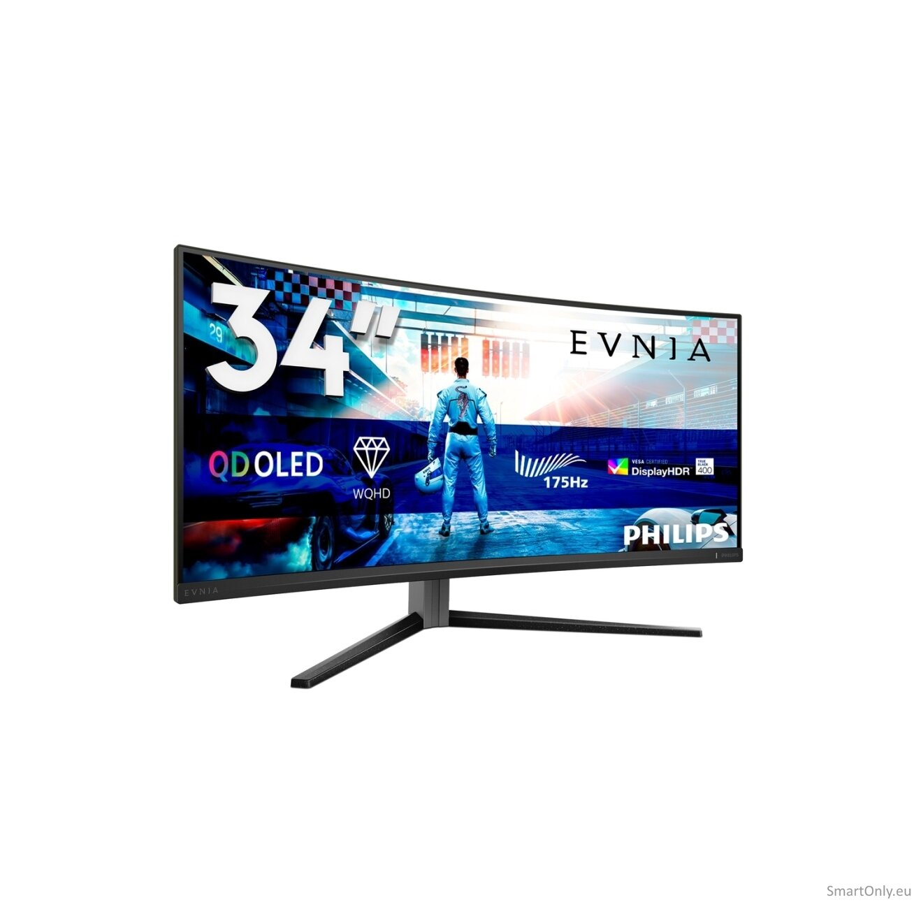 Philips | 34M2C6500/00 Evnia 6000 | 34 " | LED | WQHD | 21:9 | 175 Hz | 0.03 ms | 3440 x 1440 pixels | HDMI ports quantity 2 100