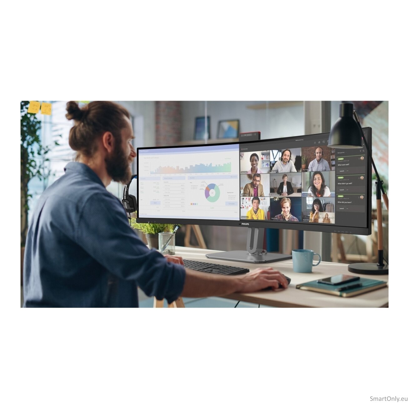 Philips | 49B2U6900CH/00 | 48.8 " | VA | 32:9 | 75 Hz | 4 ms | 5120 x 1440 pixels | 450 cd/m² | HDMI ports quantity 2 53 Philips | 49B2U6900CH/00 | 48.8 " | VA | 32:9 | 75 Hz | 4 ms | 5120 x 1440 pixels | 450 cd/m² | HDMI ports quantity 2 53