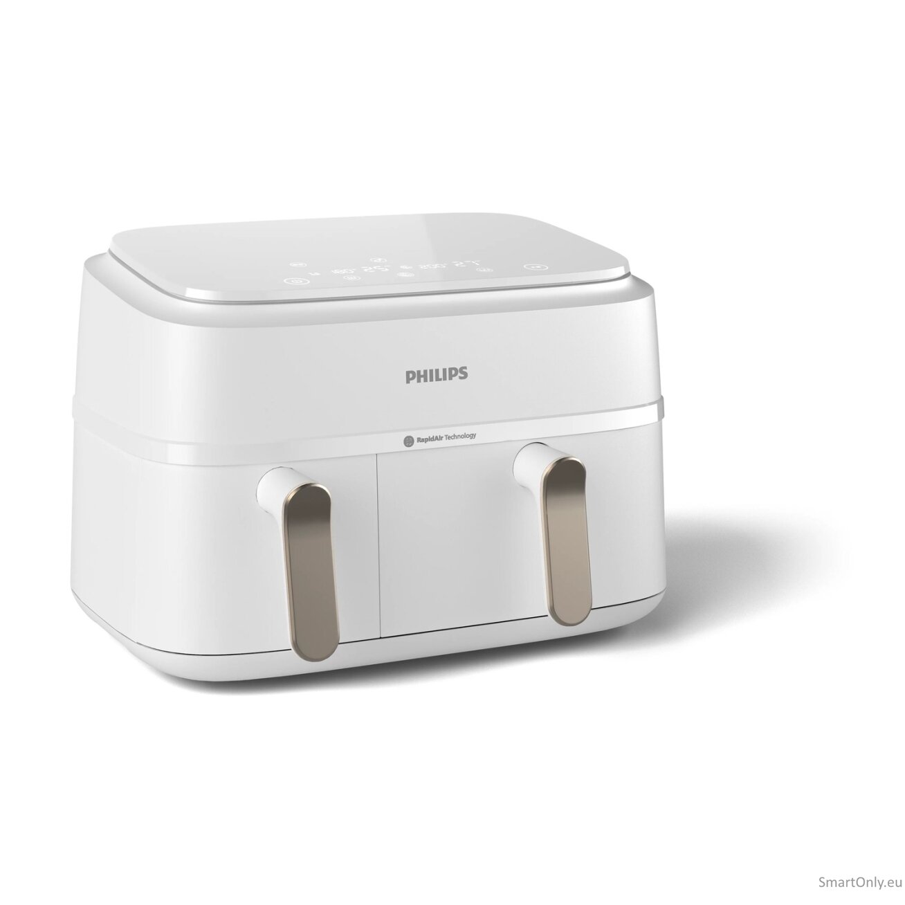 Philips Double basket Airfryer | NA353/10 3000 series | Power 2750 W | Capacity 9 L | Rapid Air Plus | White 7 Philips Double basket Airfryer | NA353/10 3000 series | Power 2750 W | Capacity 9 L | Rapid Air Plus | White 7